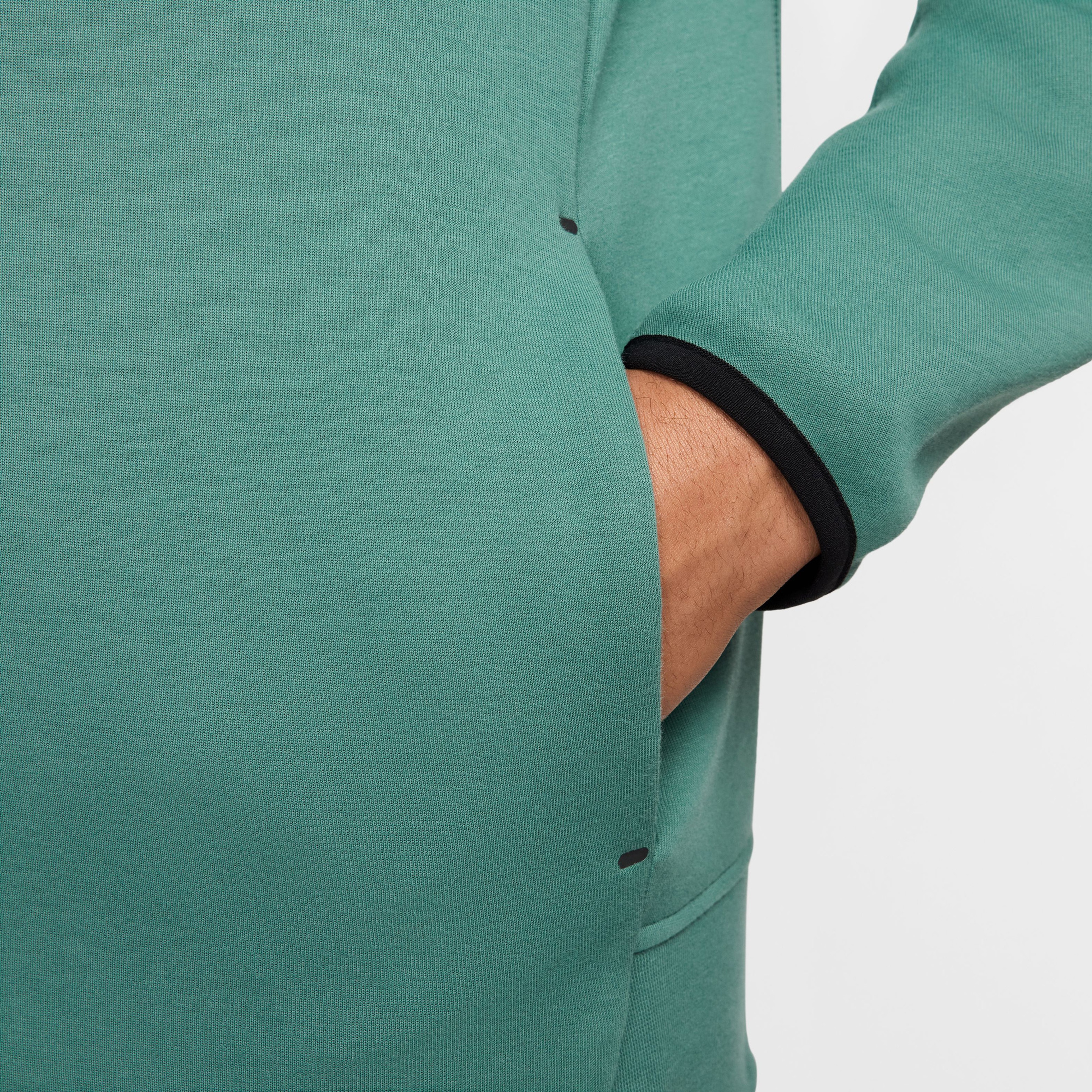 Nike Tech Fleece Pull-Over Erkek Yeşil Sweatshirt