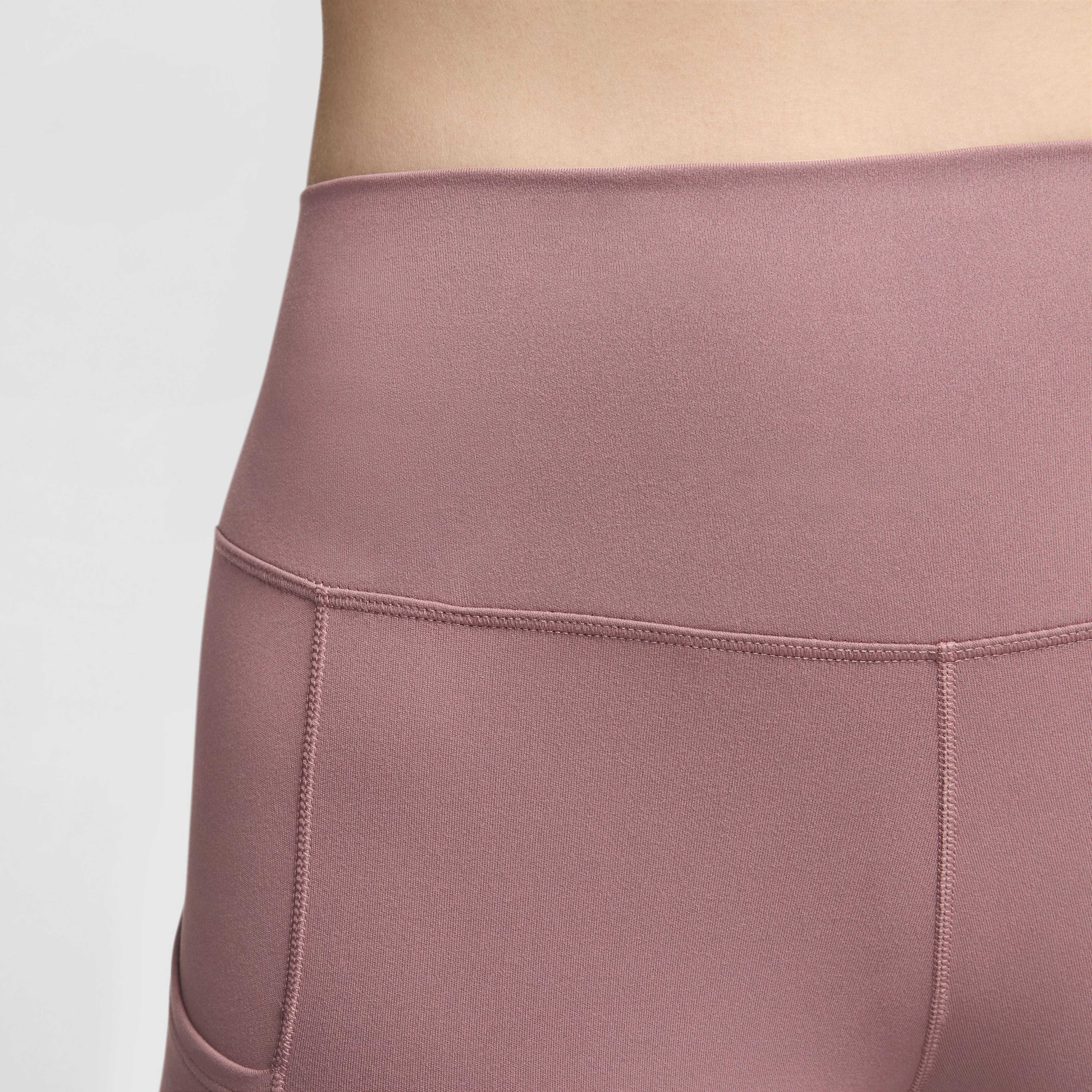 Nike Dri-Fit One High Rise 7/8 Kadın Kahverengi Tayt