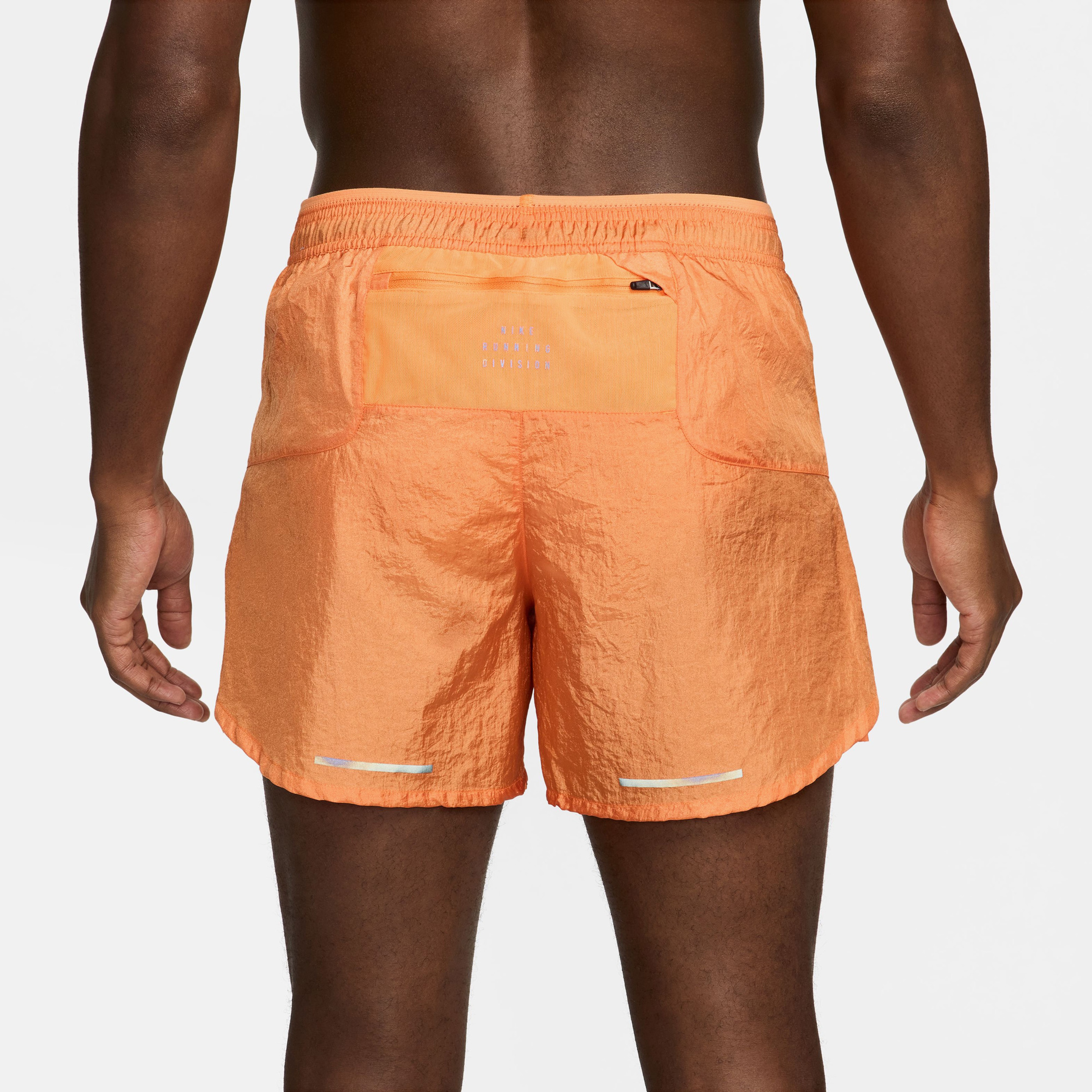 Nike Dri-Fit Stride Running Division Erkek Turuncu Şort