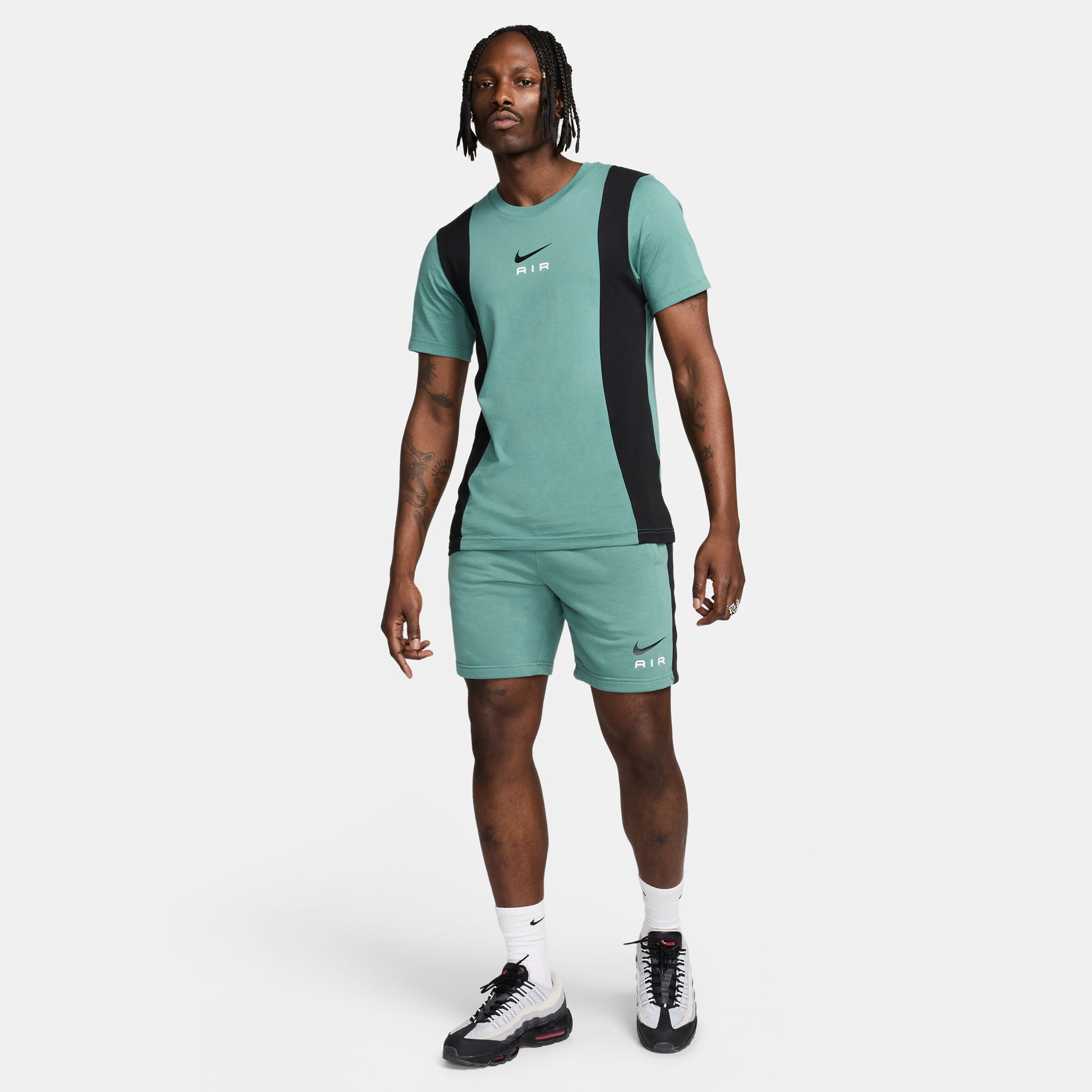 Nike Sportswear Swoosh Air Erkek Yeşil Şort