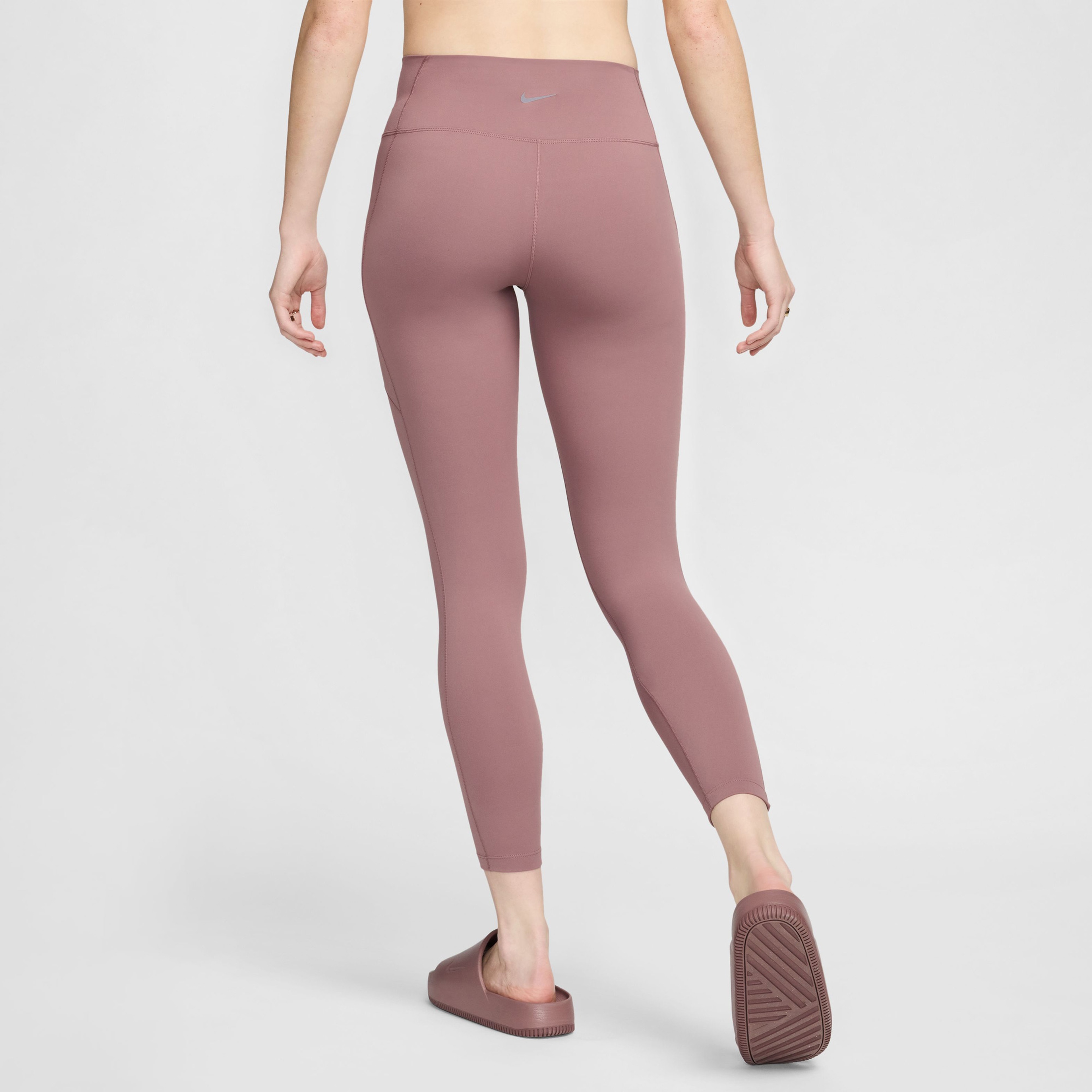 Nike Dri-Fit One High Rise 7/8 Kadın Kahverengi Tayt