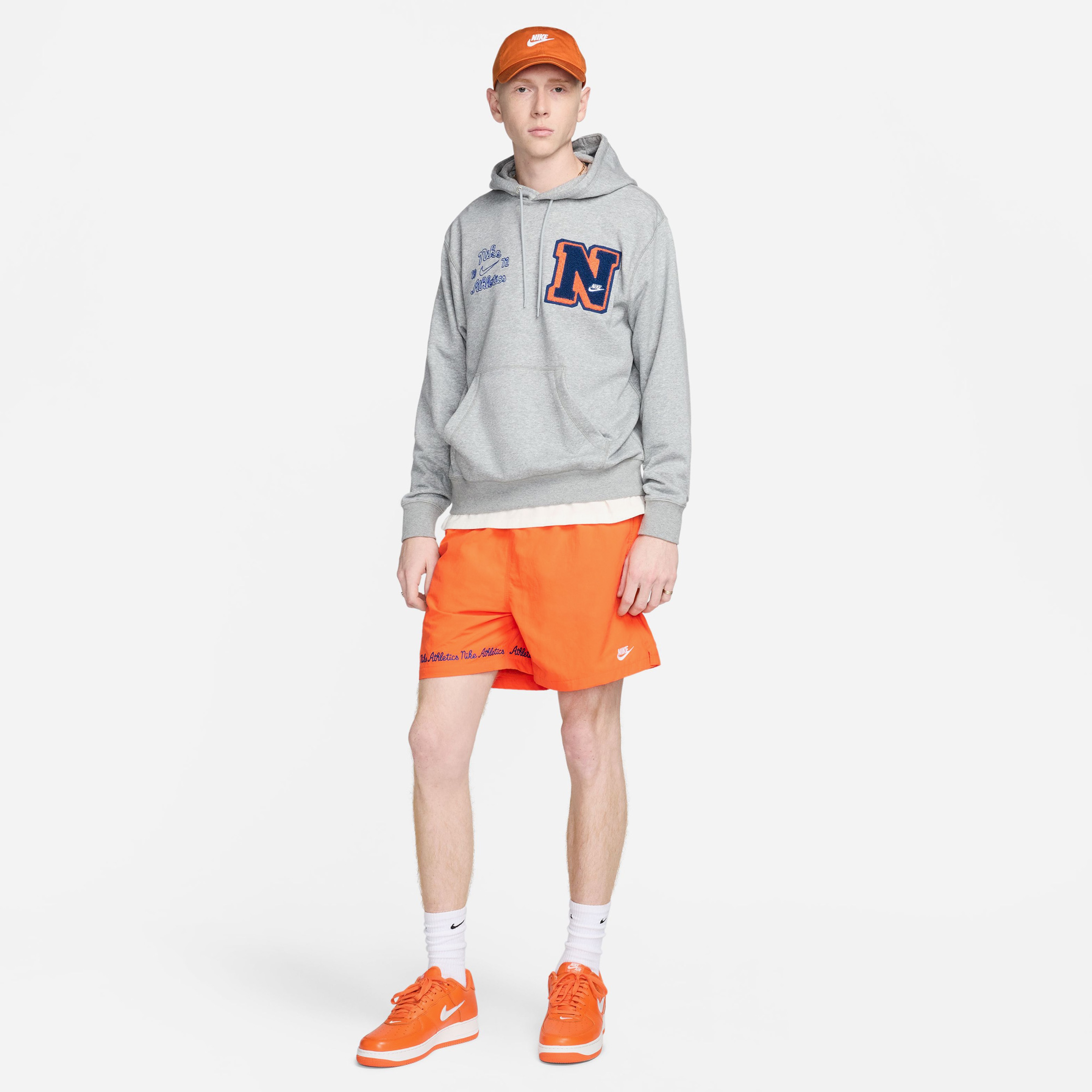 Nike Club Fleece Erkek Gri Sweatshirt