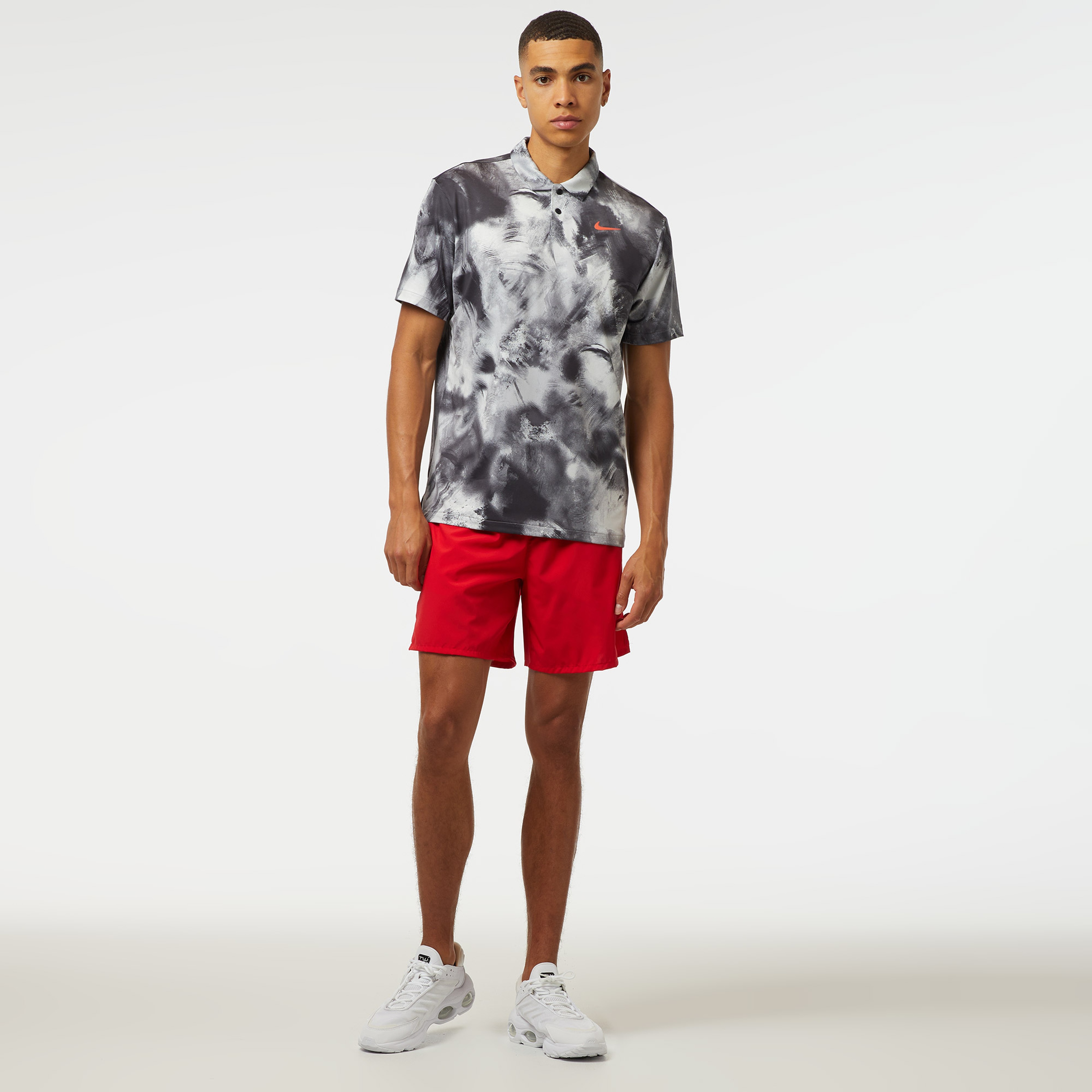 Nike Dri-Fit Tour Erkek Gri Polo