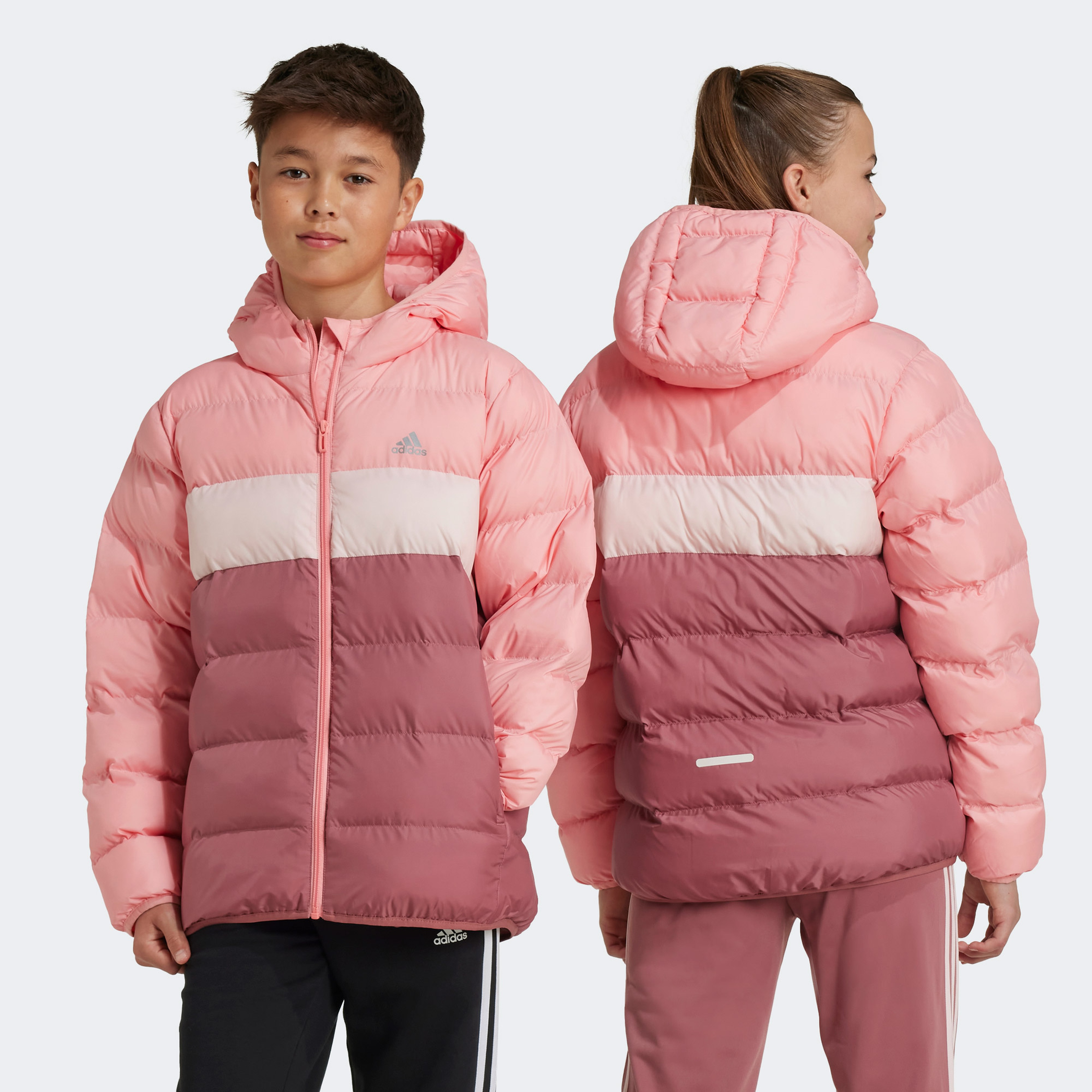 adidas Down Çocuk Pembe Günlük Mont