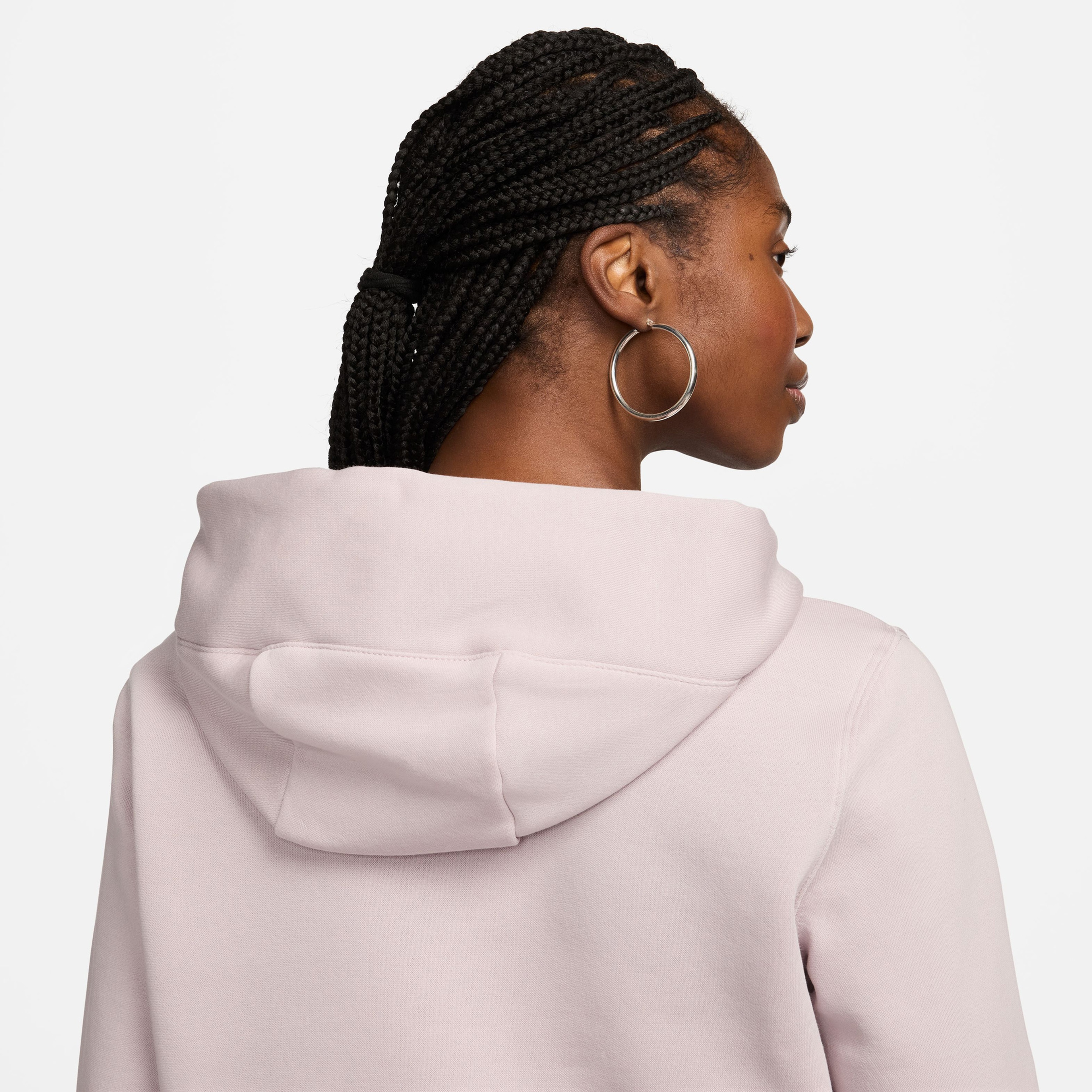 Nike Sportswear Phoenix Fleece Kadın Gri Hoodie Sweatshirt