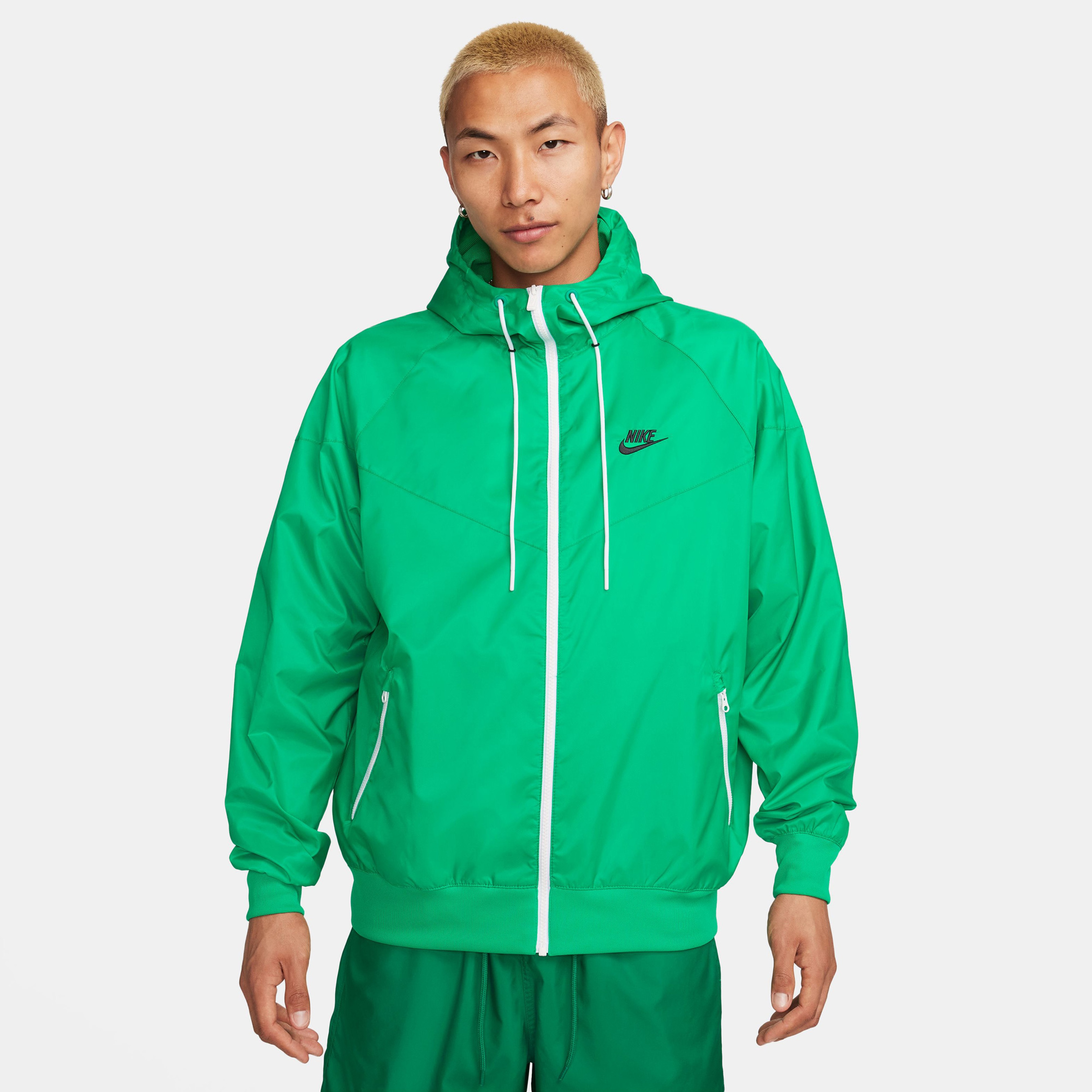 Nike Sportswear Heritage Essentials Windrunner Erkek Yeşil Ceket