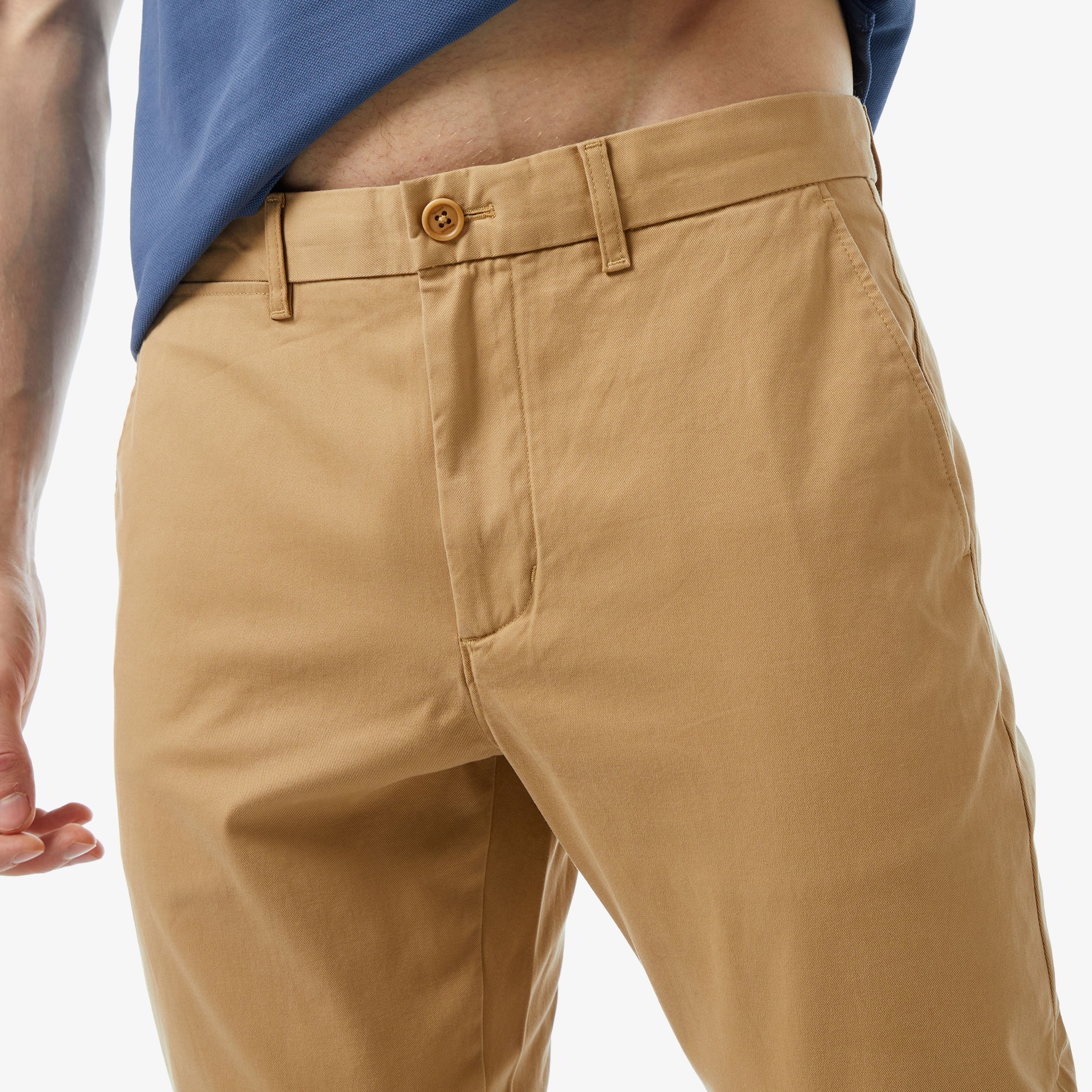 Tommy Hilfiger Chino Bleecker 1985 Pima Erkek Haki Pantolon