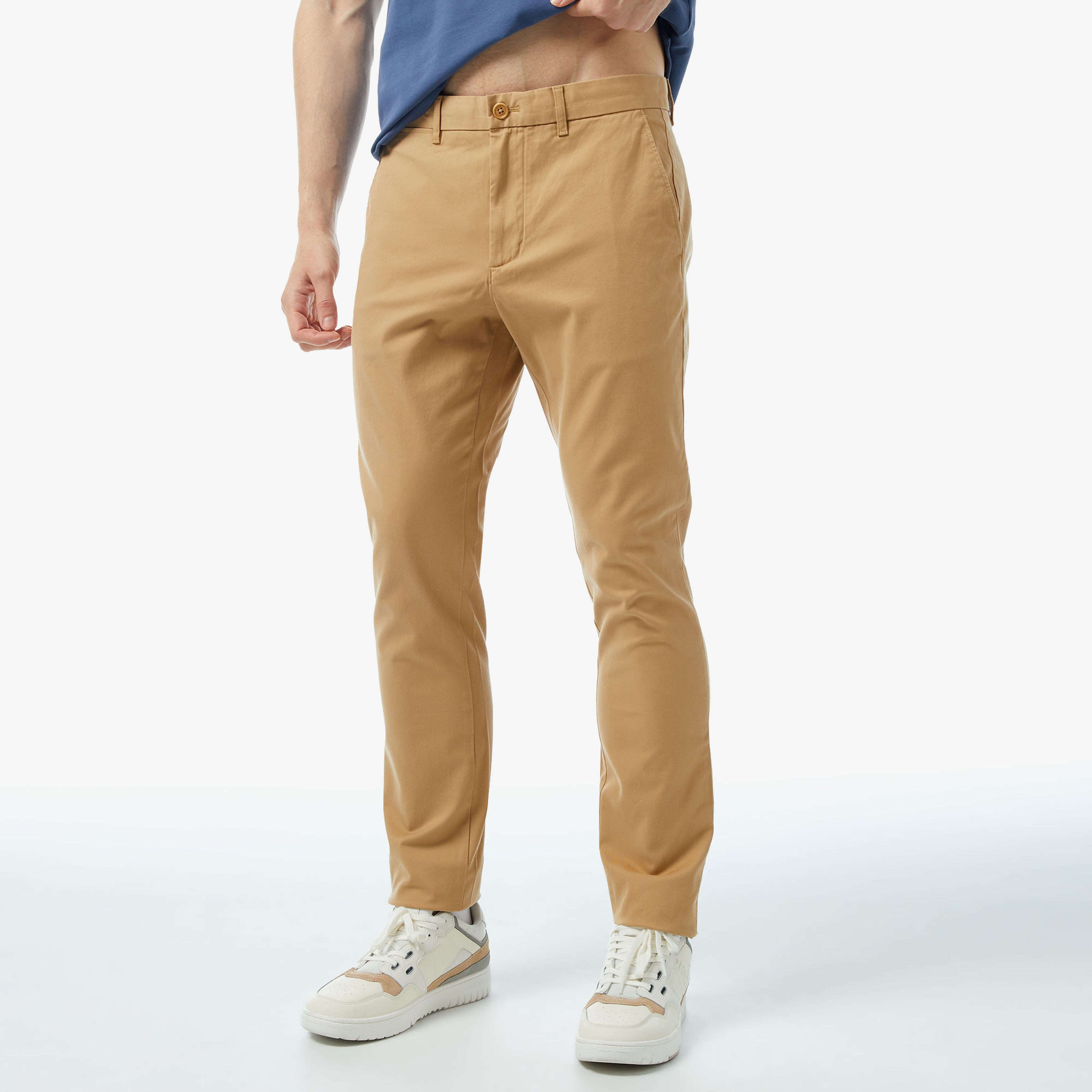 Tommy Hilfiger Chino Bleecker 1985 Pima Erkek Haki Pantolon