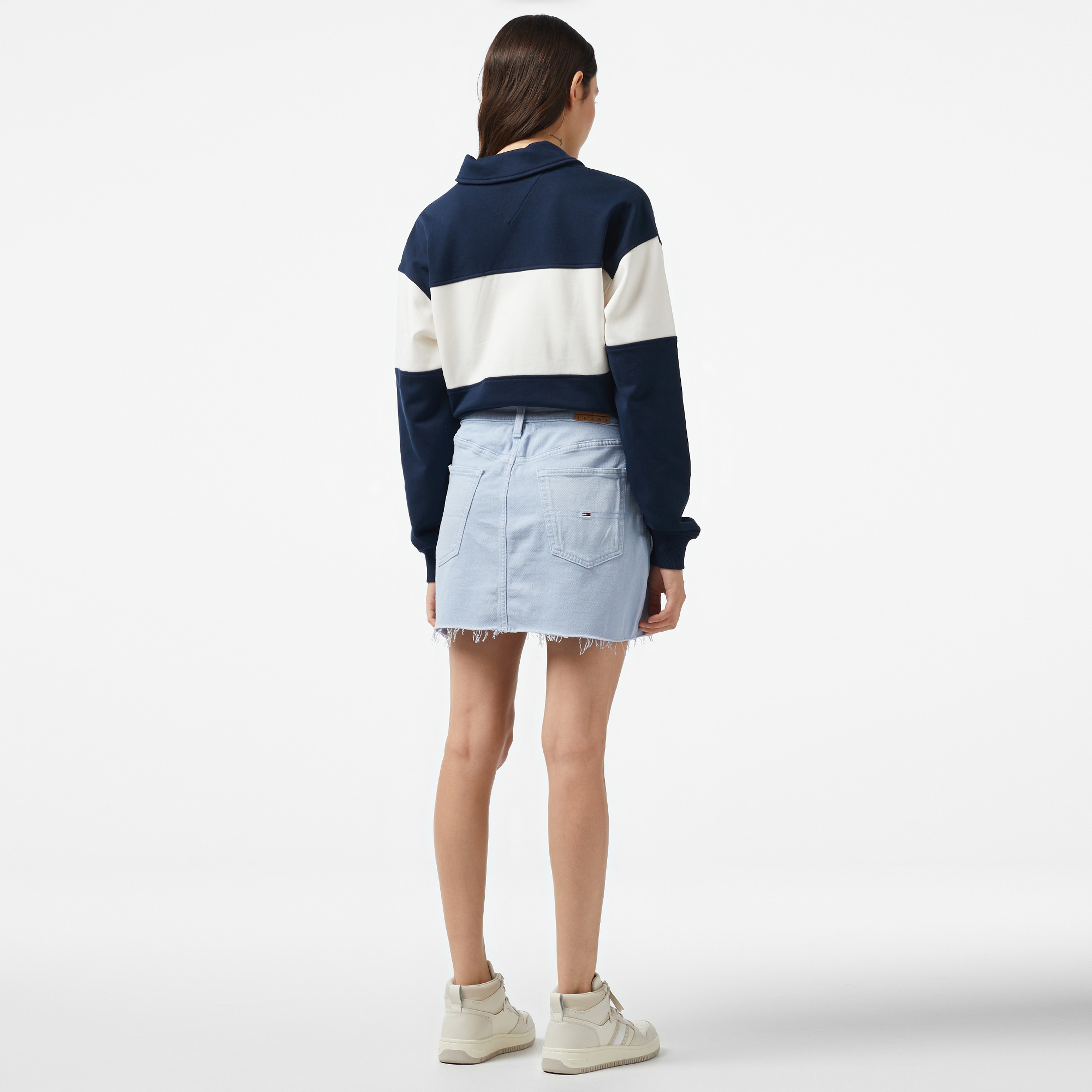 Tommy Jeans Izzie Kadın Mavi Etek