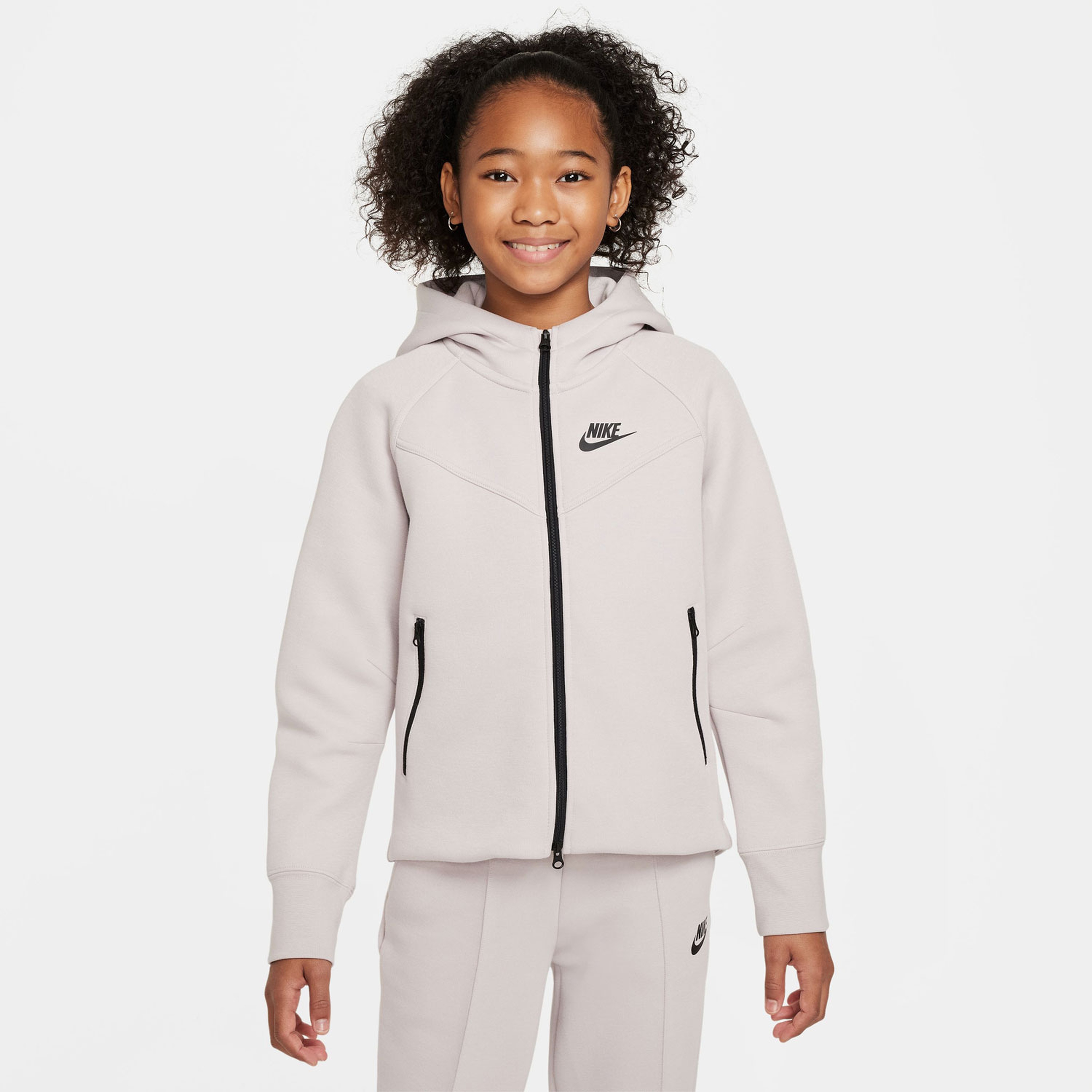 Nike Sportswear Tech Fleece Çocuk Lila Sweatshirt