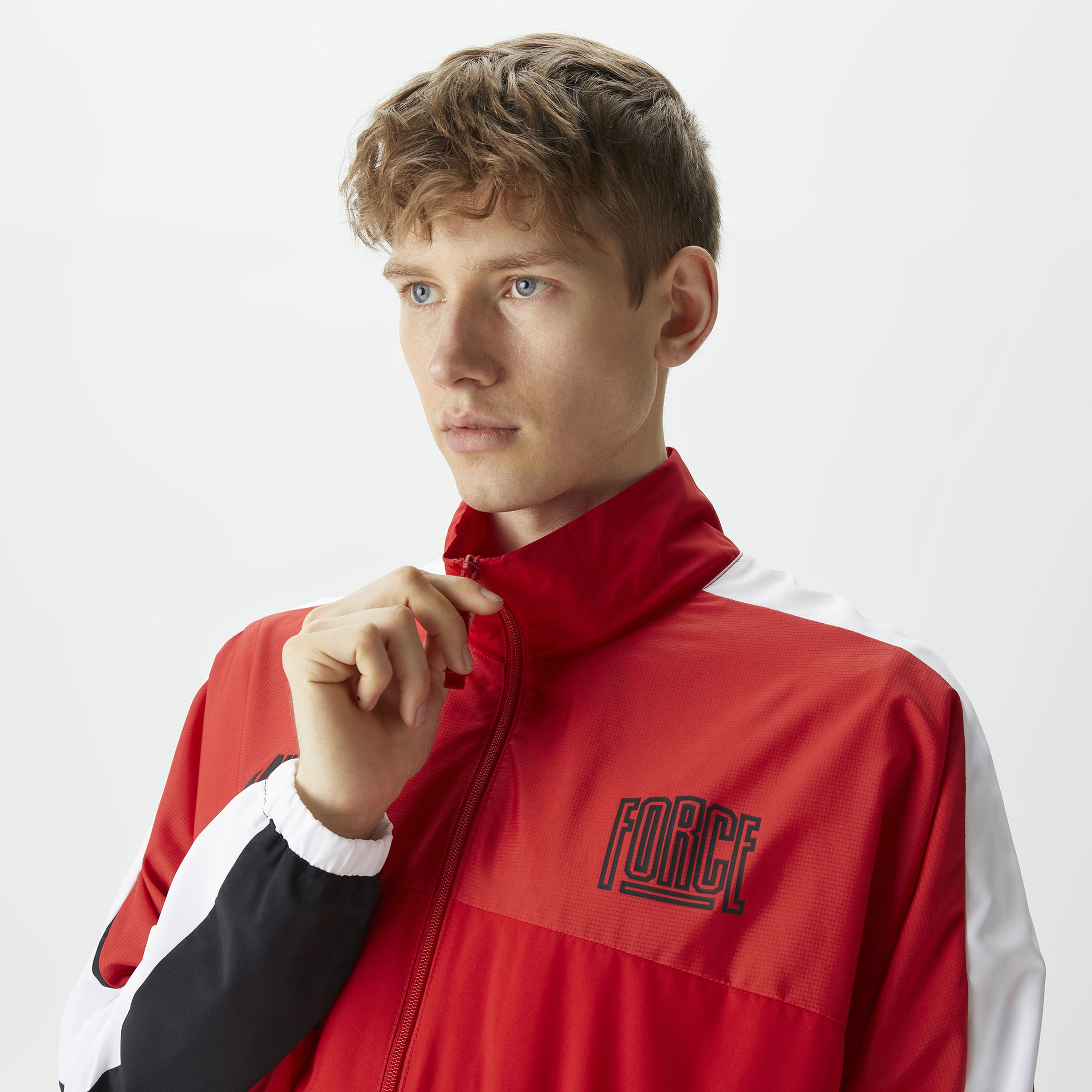 Nike Starting 5 Woven Erkek Kırmızı Ceket
