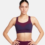 Nike Swoosh Flyknit Kadın Bordo Bra