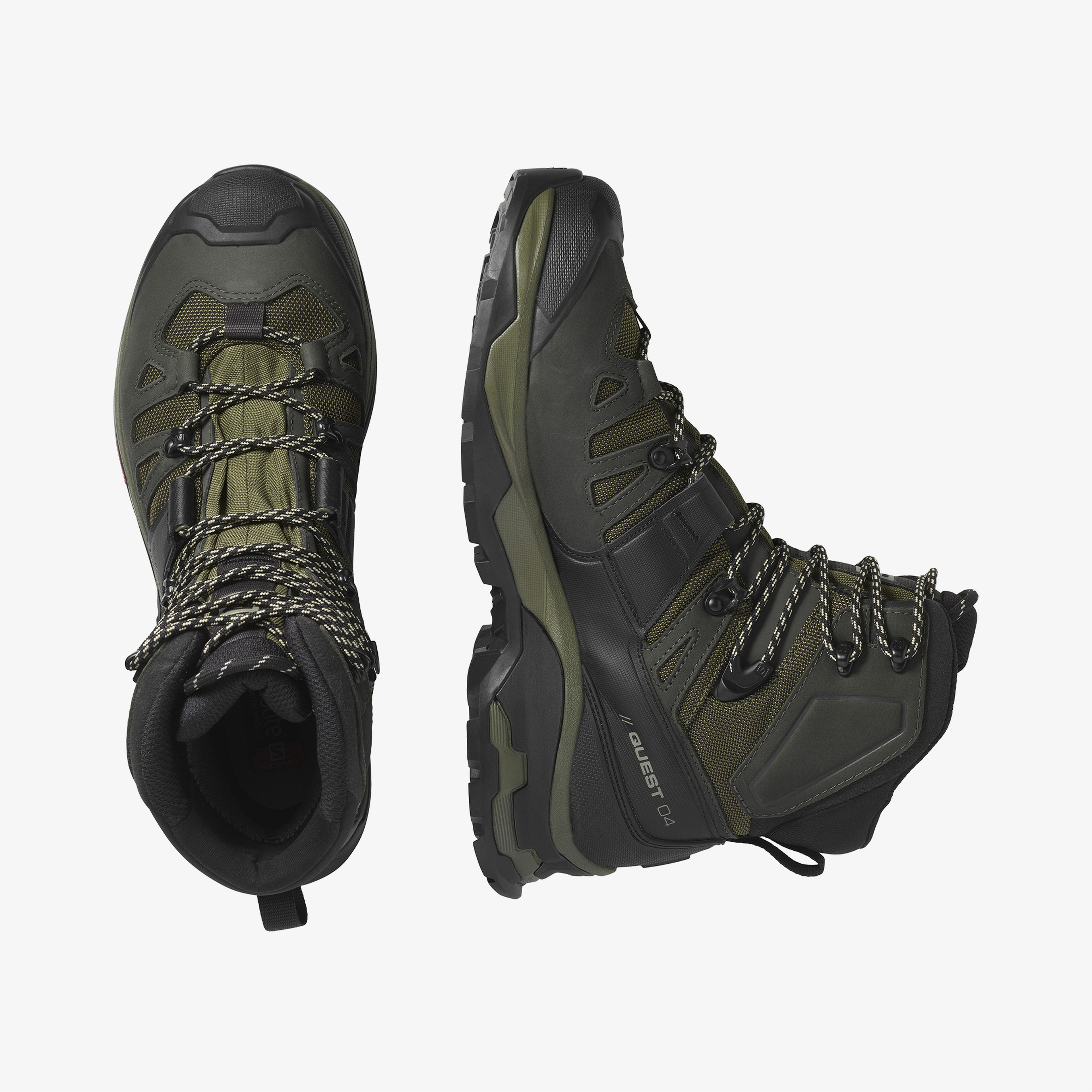 Salomon Quest 4 Gore-Tex Erkek Haki Bot