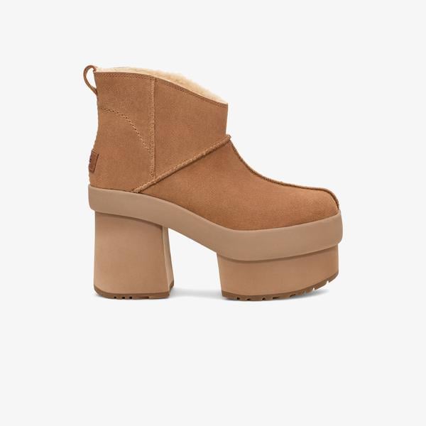 UGG New Heights Platform Mini Kadın Taba Bot