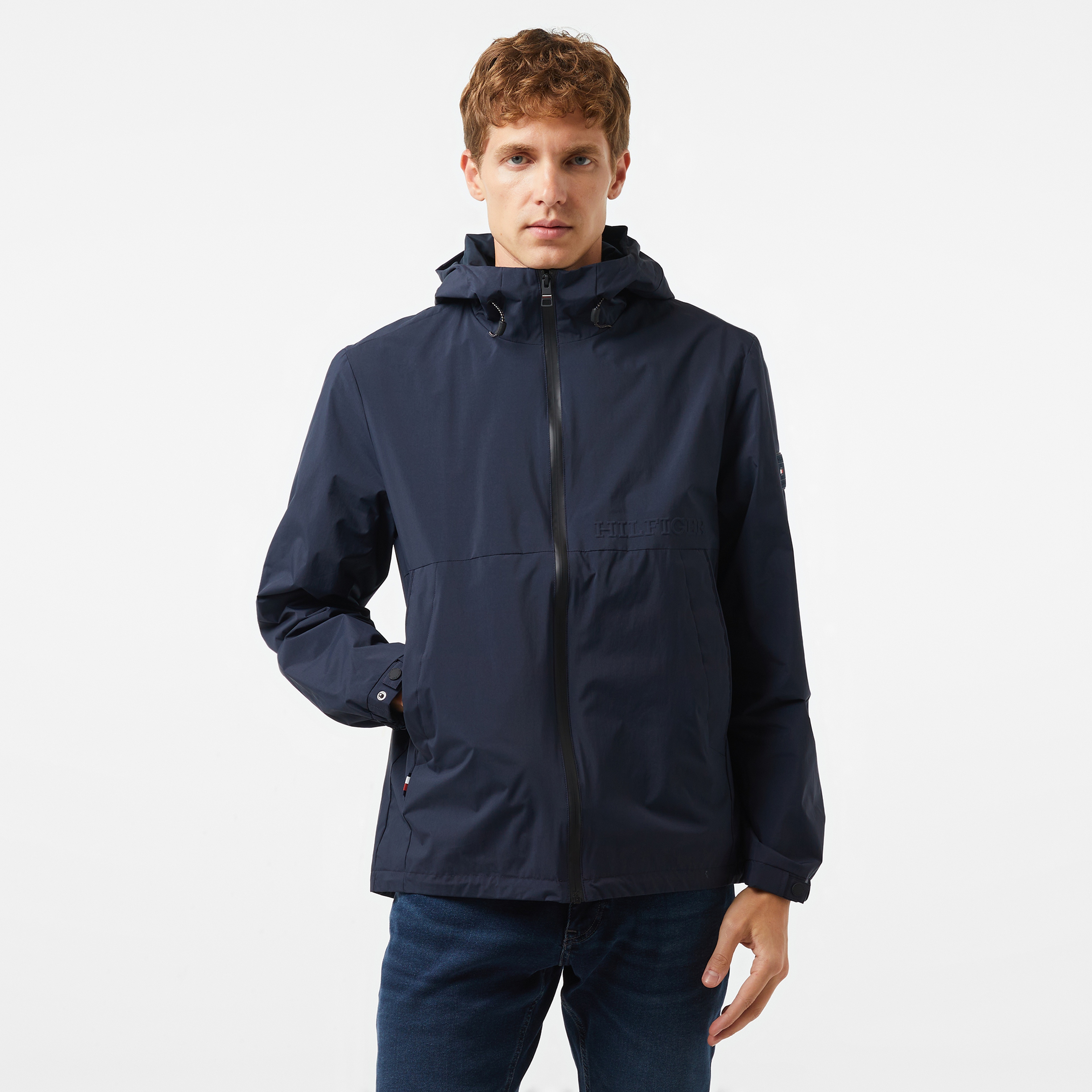 Tommy Hilfiger Erkek Mavi Mont