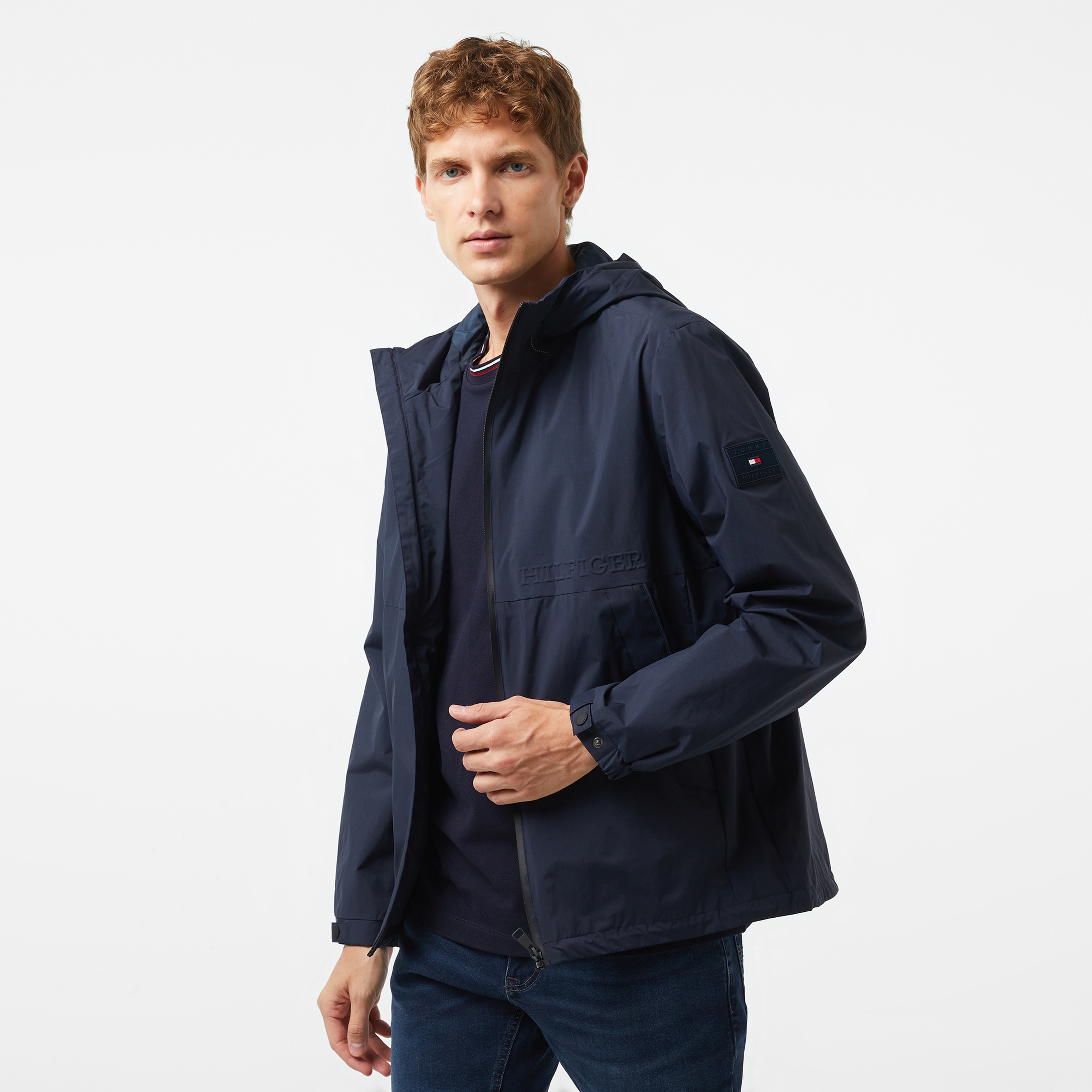 Tommy Hilfiger Erkek Mavi Mont