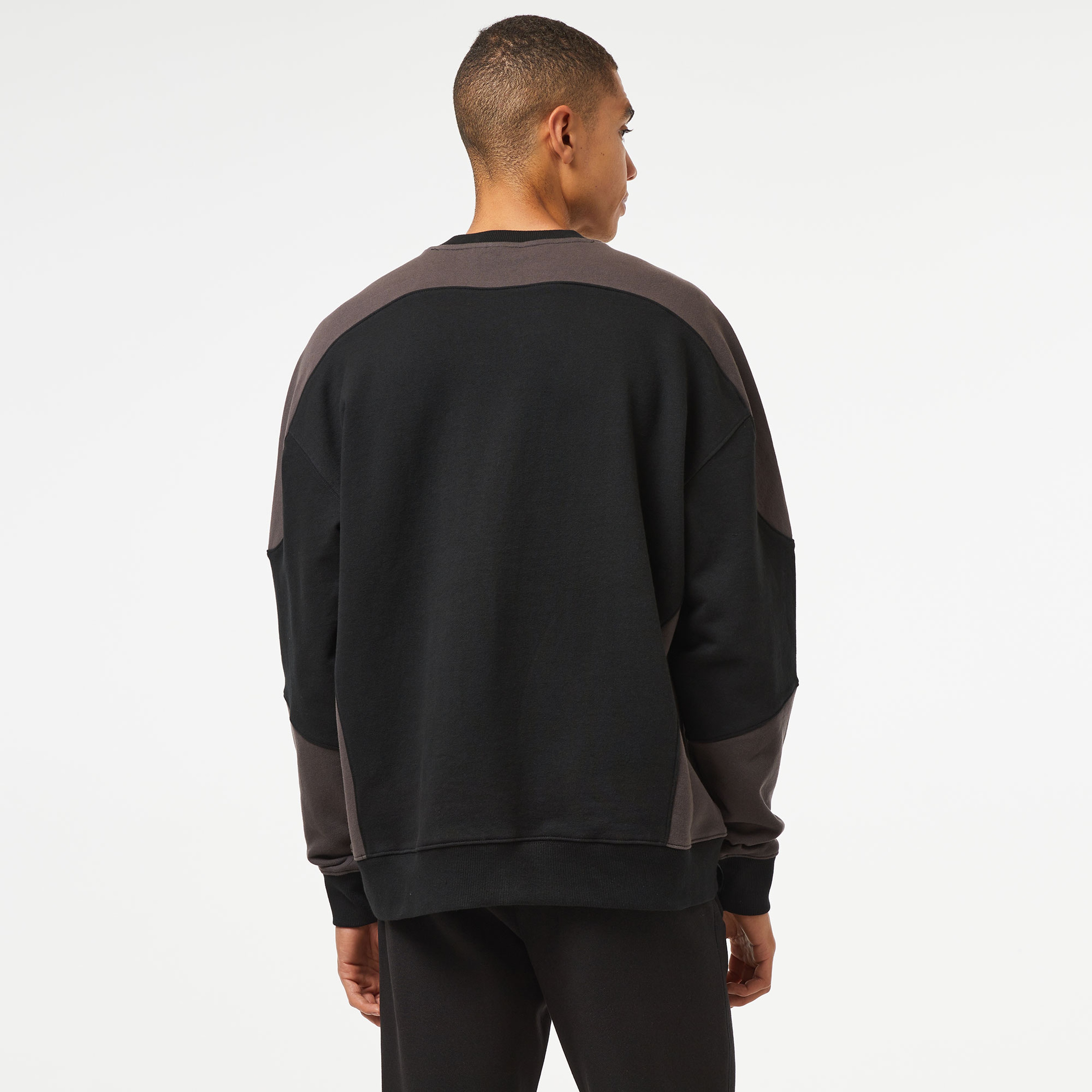 Deus Ex Machina Fixer Crew Erkek Siyah Sweatshirt