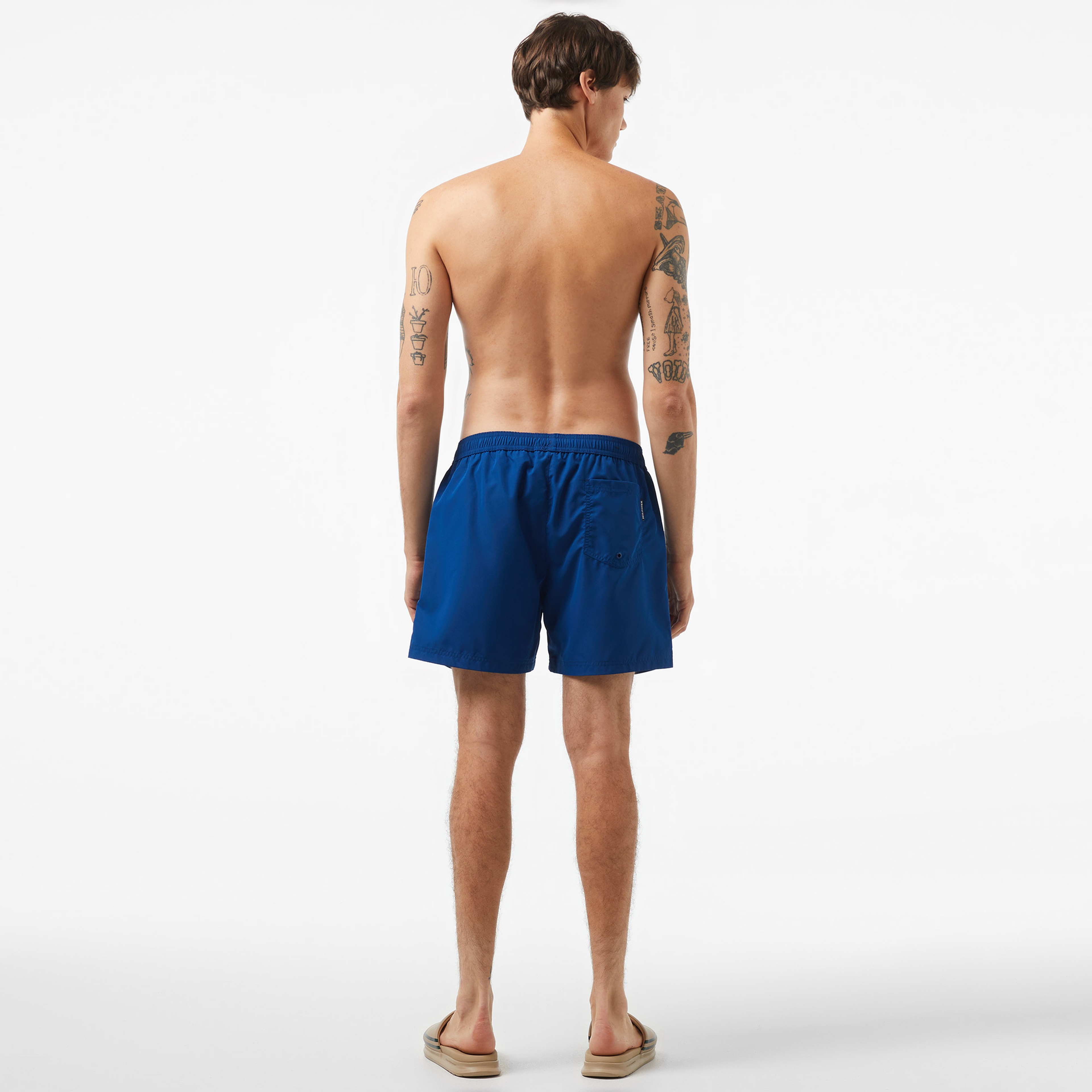 Tommy Hilfiger Medium Drawstring Erkek Mavi Mayo Şort