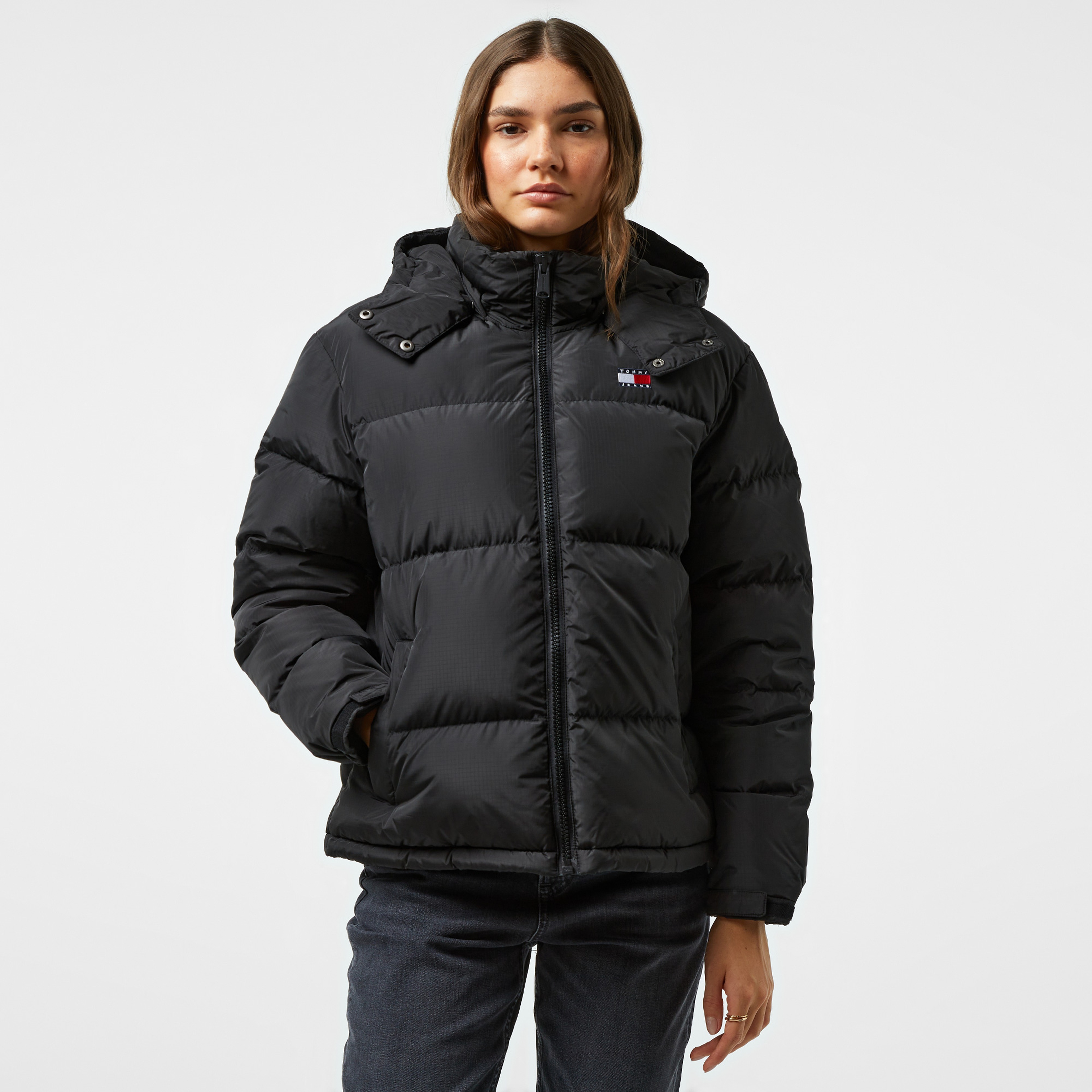 Tommy Jeans Kadın Siyah Mont