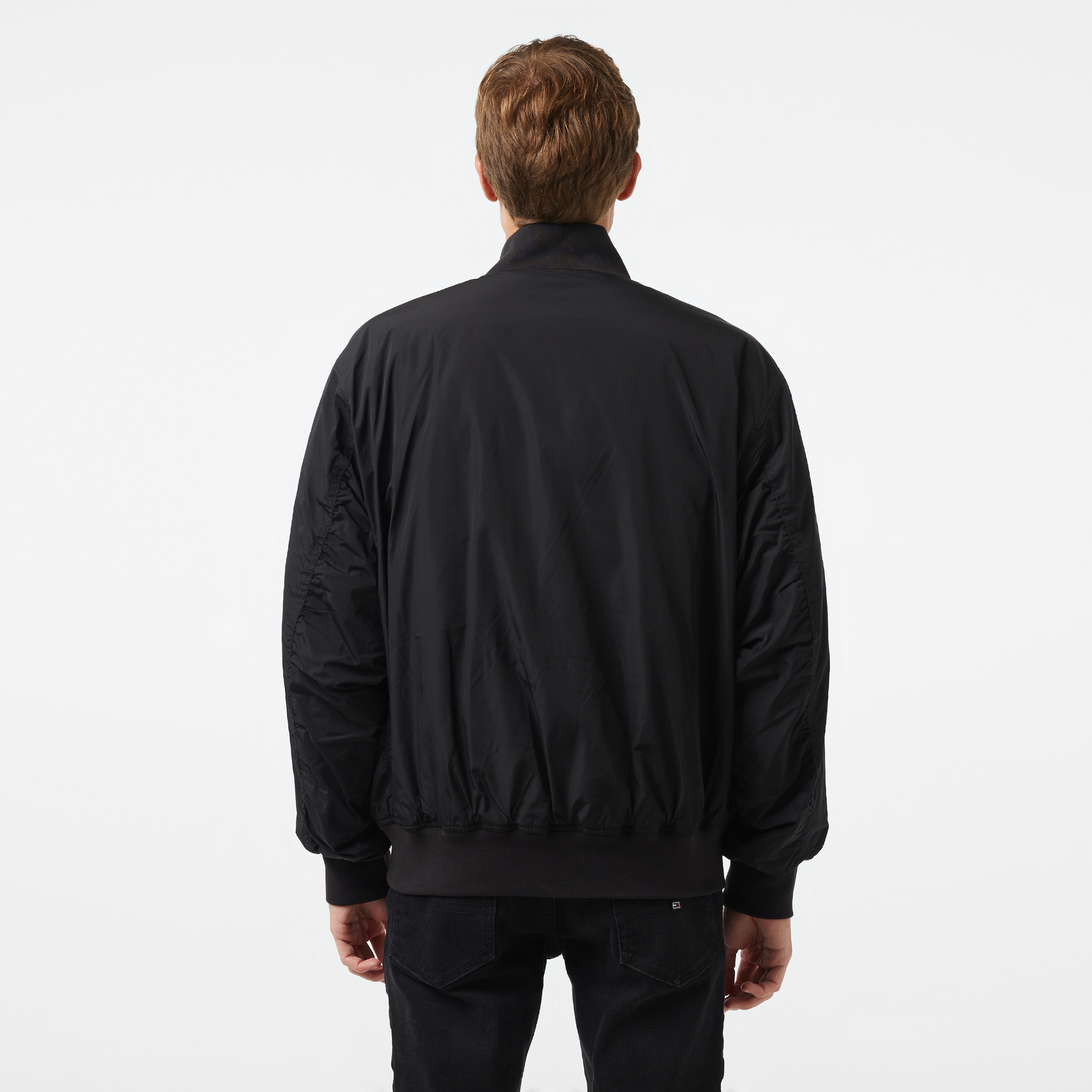 Tommy Hilfiger Jeans Entry Erkek Siyah Bomber Ceket