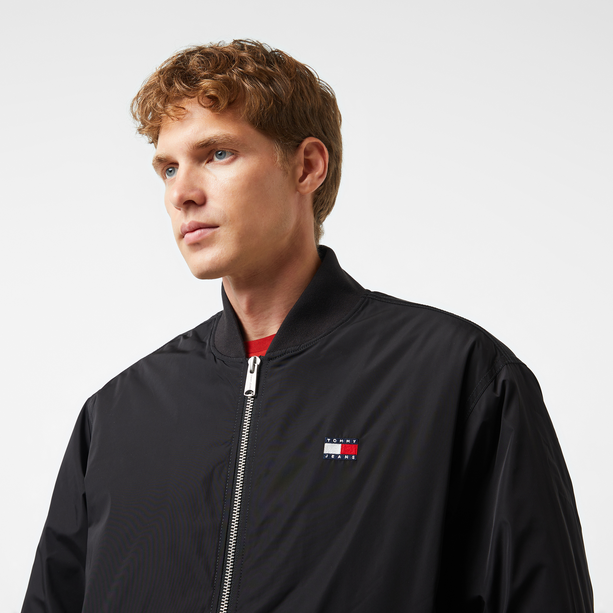 Tommy Hilfiger Jeans Entry Erkek Siyah Bomber Ceket