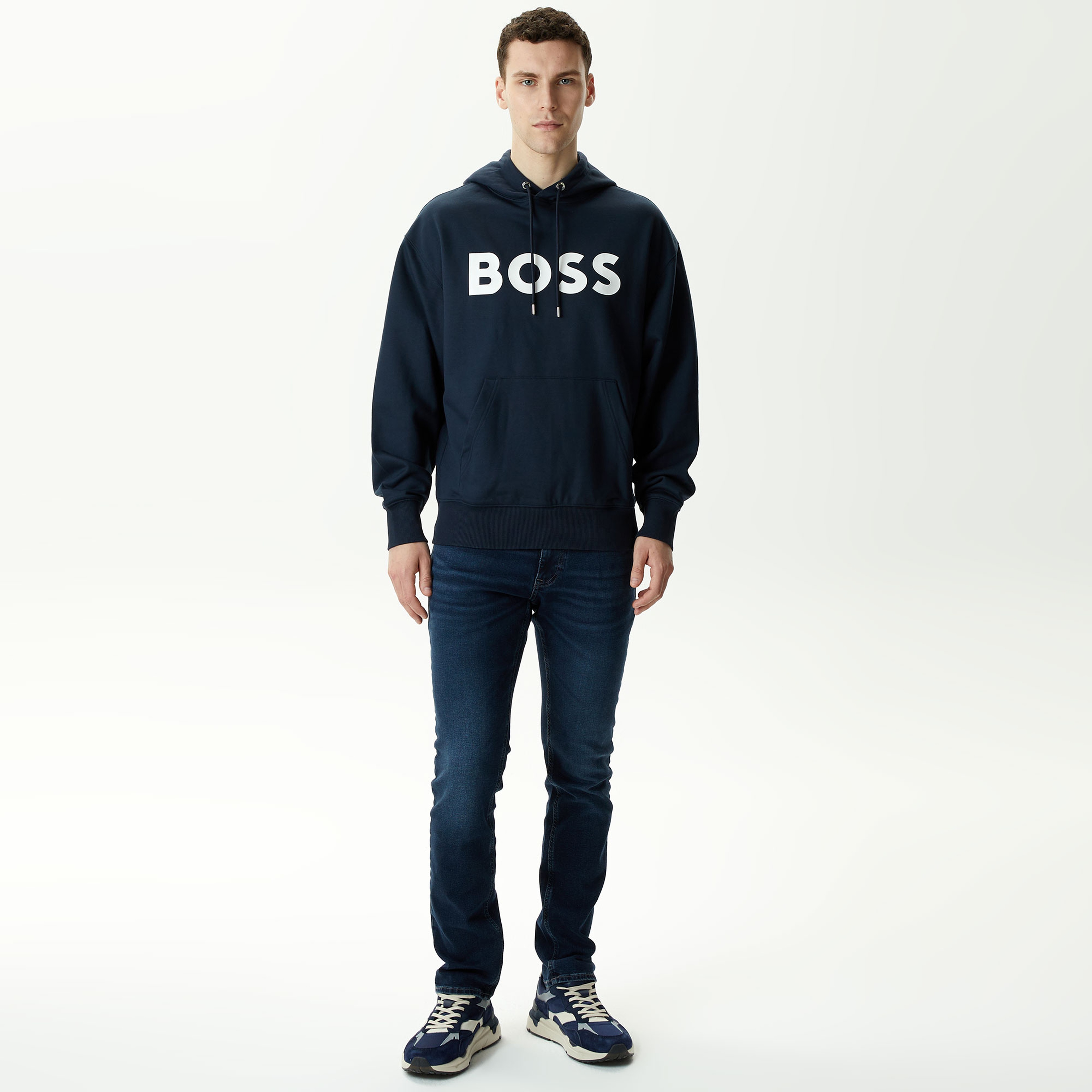 Boss Sullivan 16 Erkek Mavi Sweatshirt