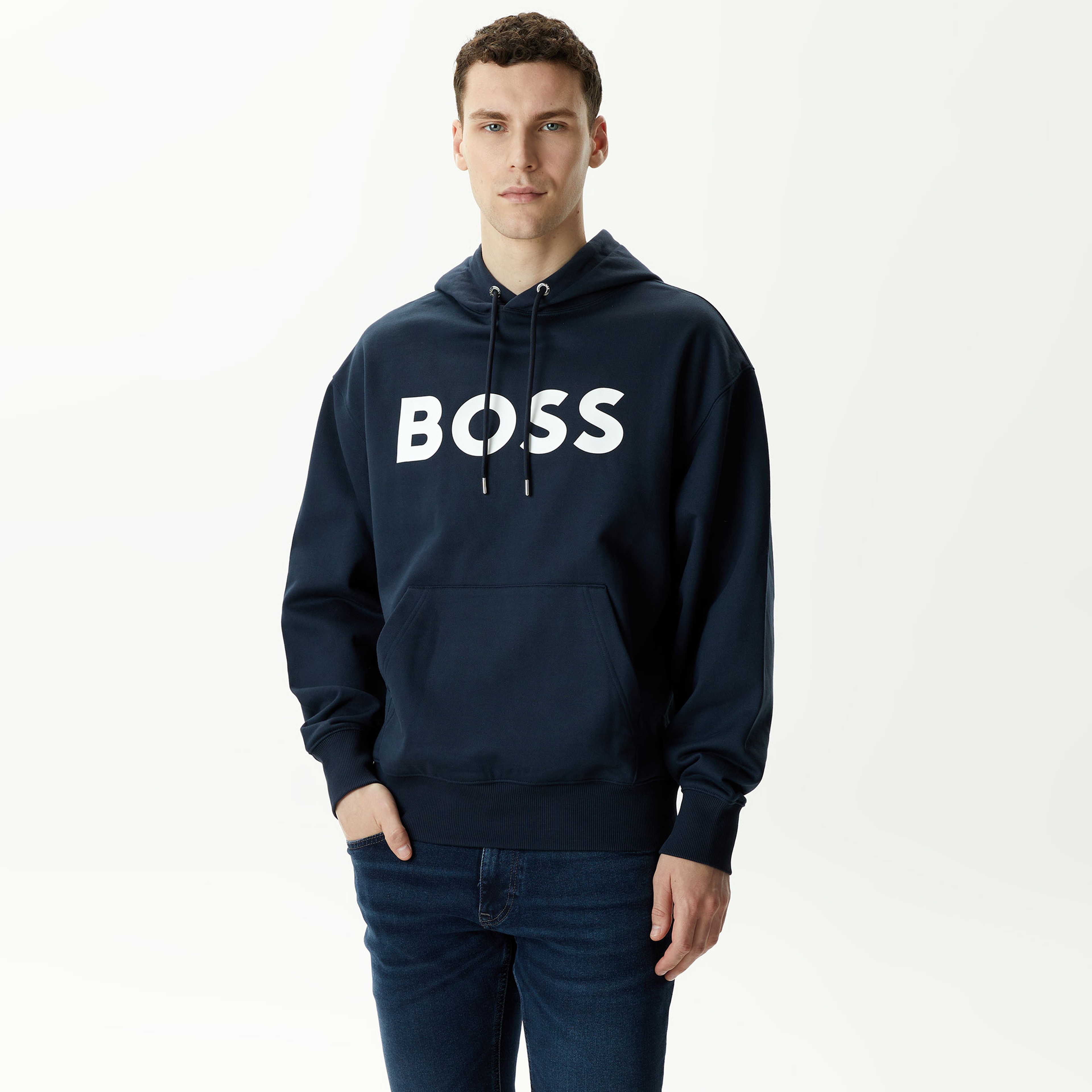 Boss Sullivan 16 Erkek Mavi Sweatshirt