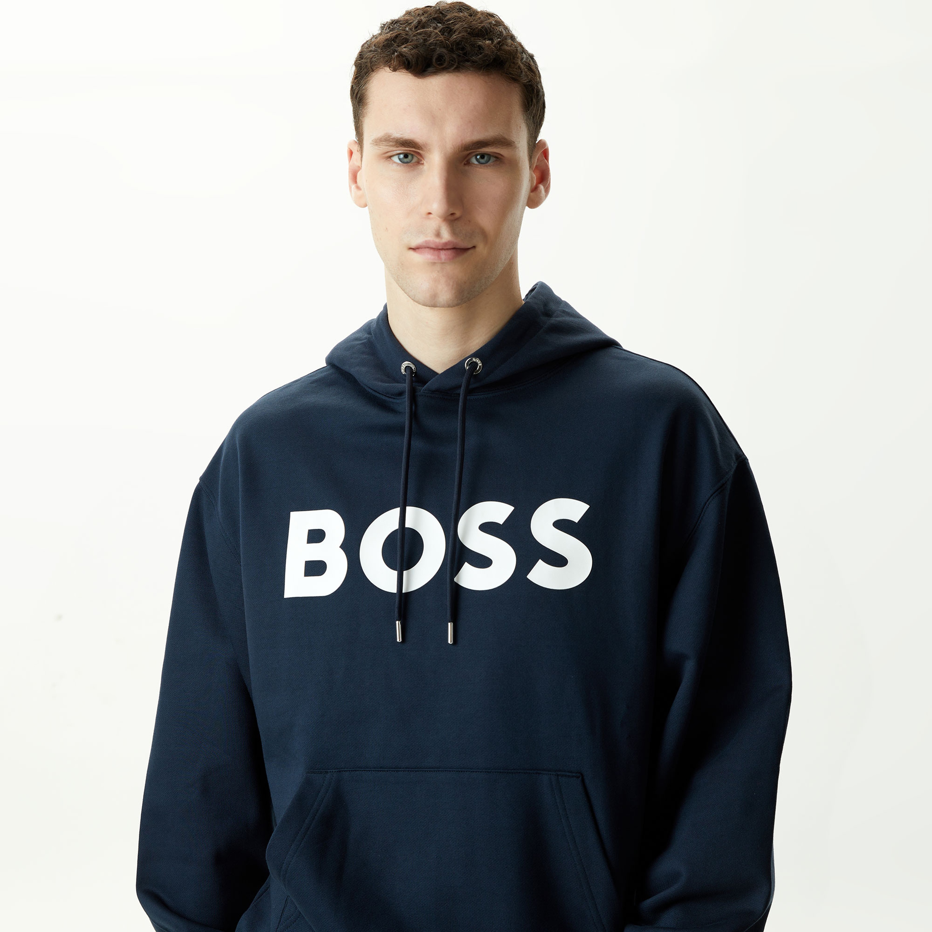 Boss Sullivan 16 Erkek Mavi Sweatshirt