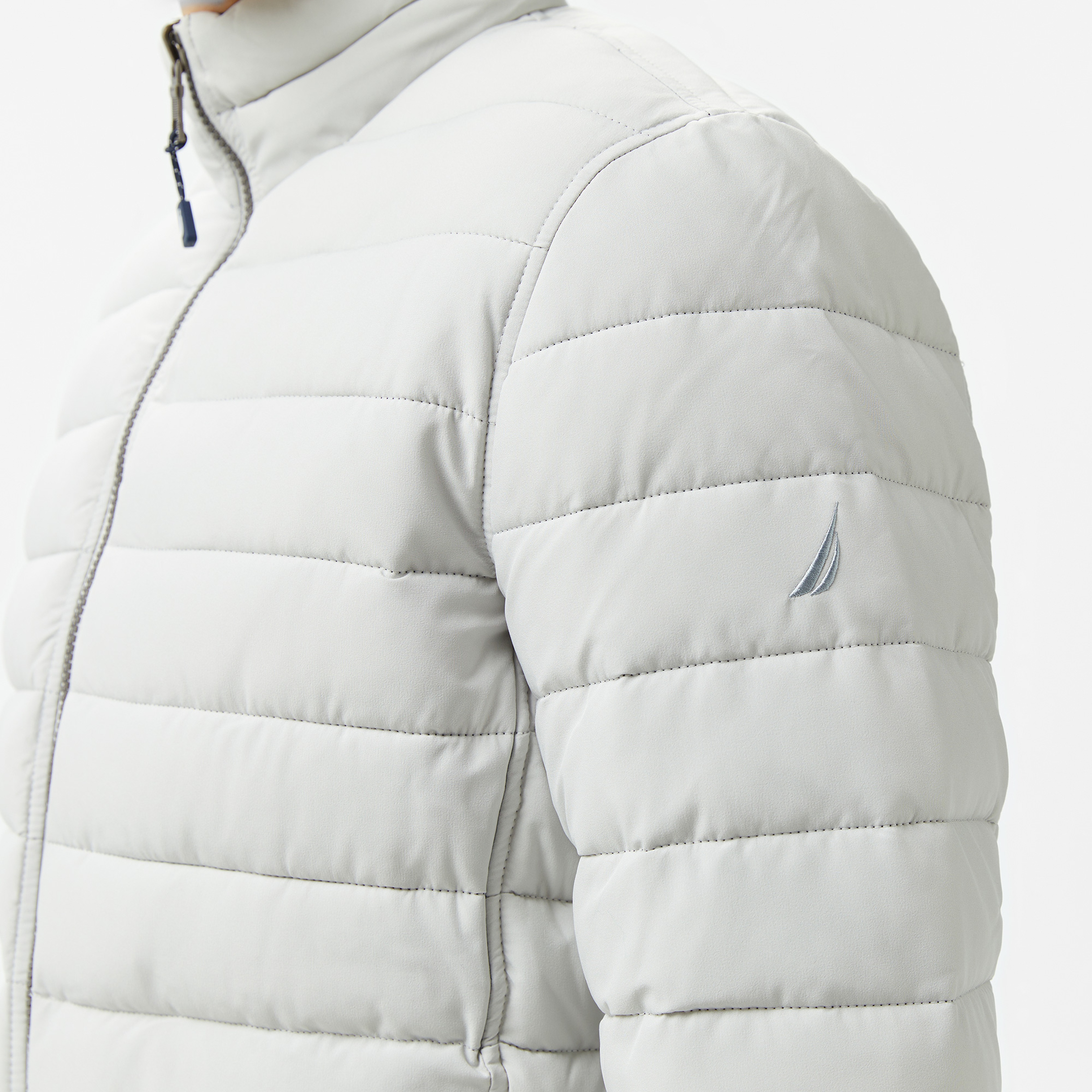 Nautica Erkek Gri Regular Fit Çift Taraflı Mont