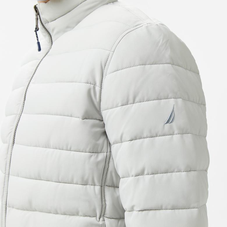 Nautica Erkek Gri Regular Fit Çift Taraflı Mont