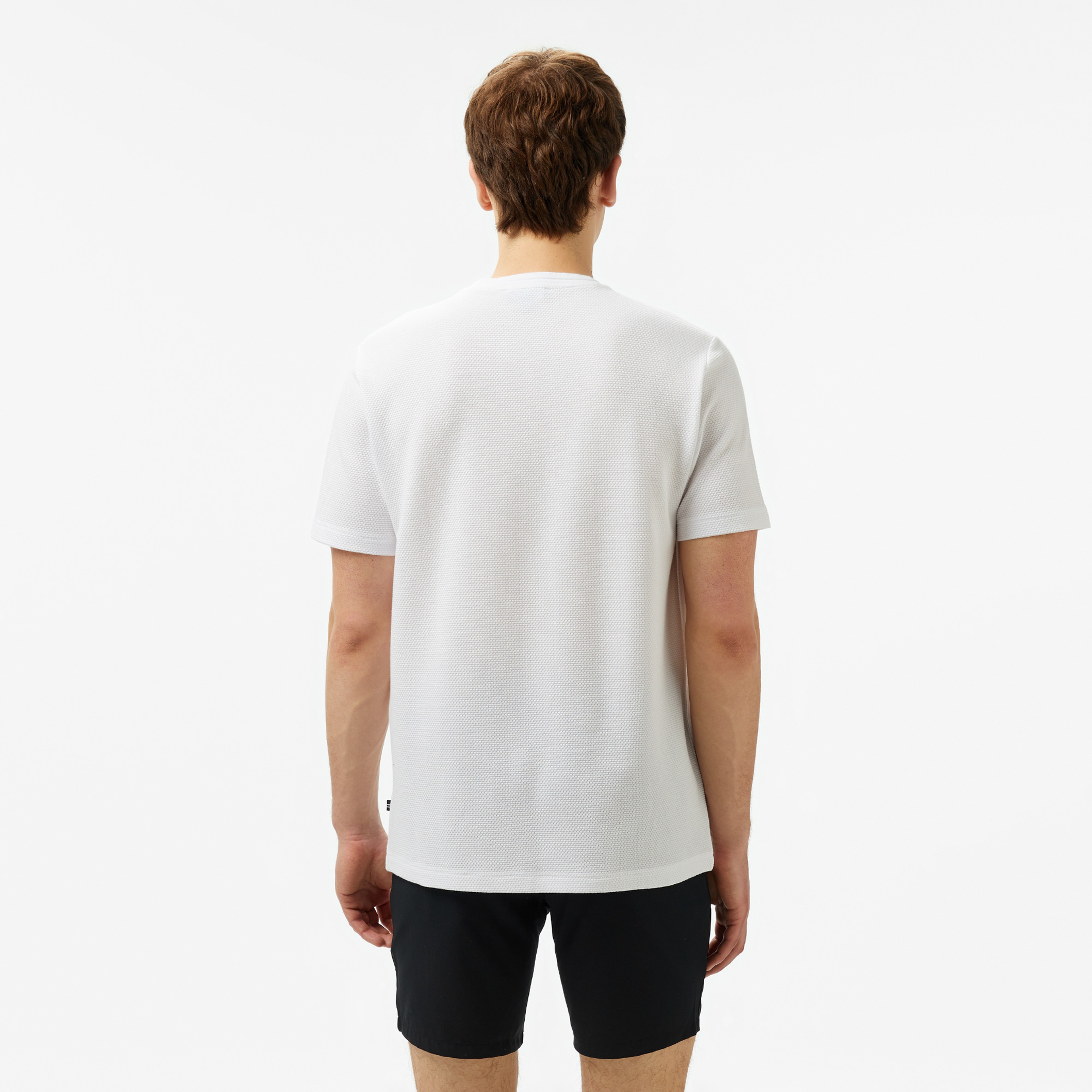 Nautica Erkek Beyaz Regular Fit T-Shirt