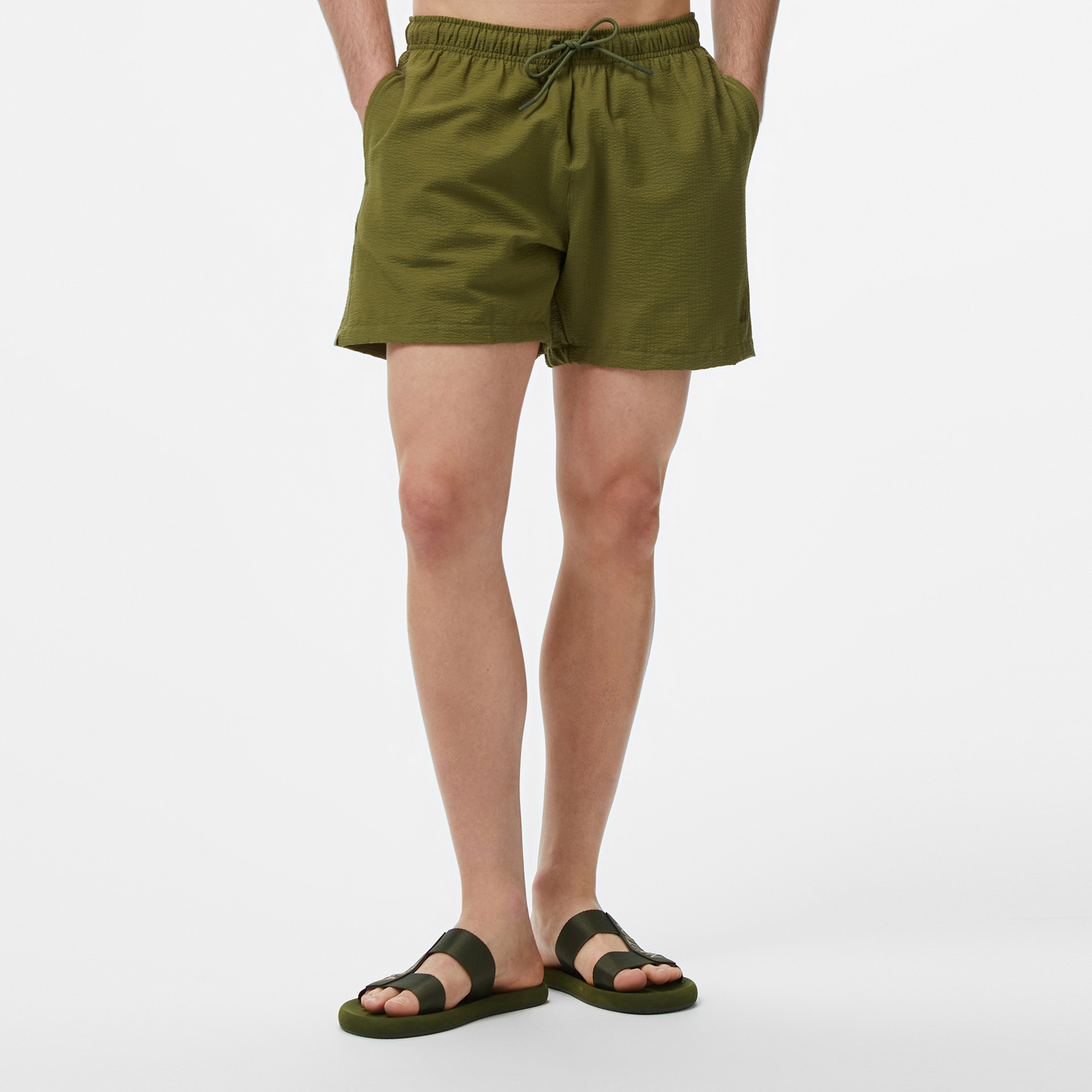 Nautica Erkek Yeşil Regular Fit Deniz Şortu