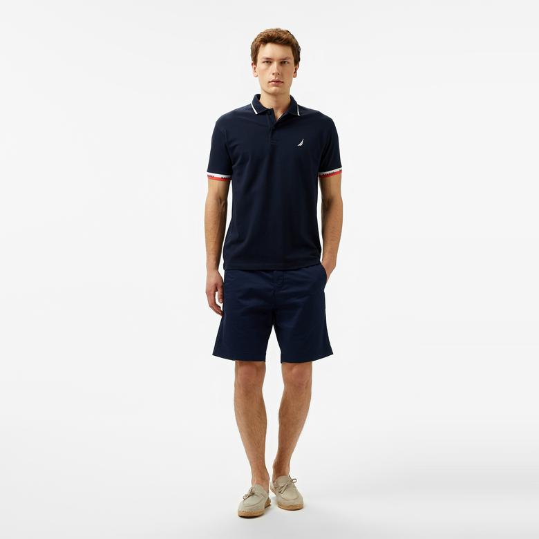 Nautica Erkek Lacivert Classic Fit Polo Yaka T-Shirt
