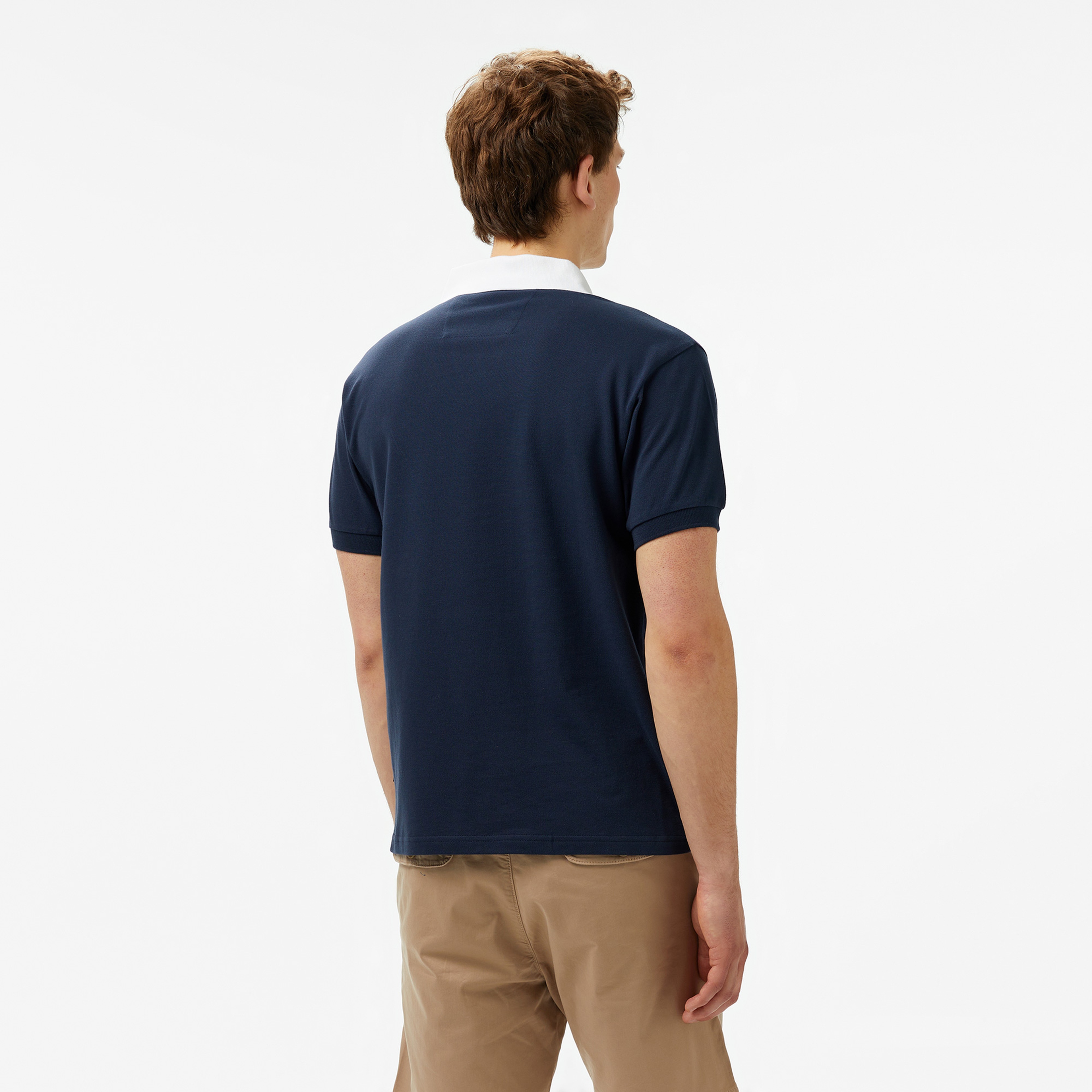 Nautica Erkek Lacivert Classic Fit Polo Yaka T-Shirt