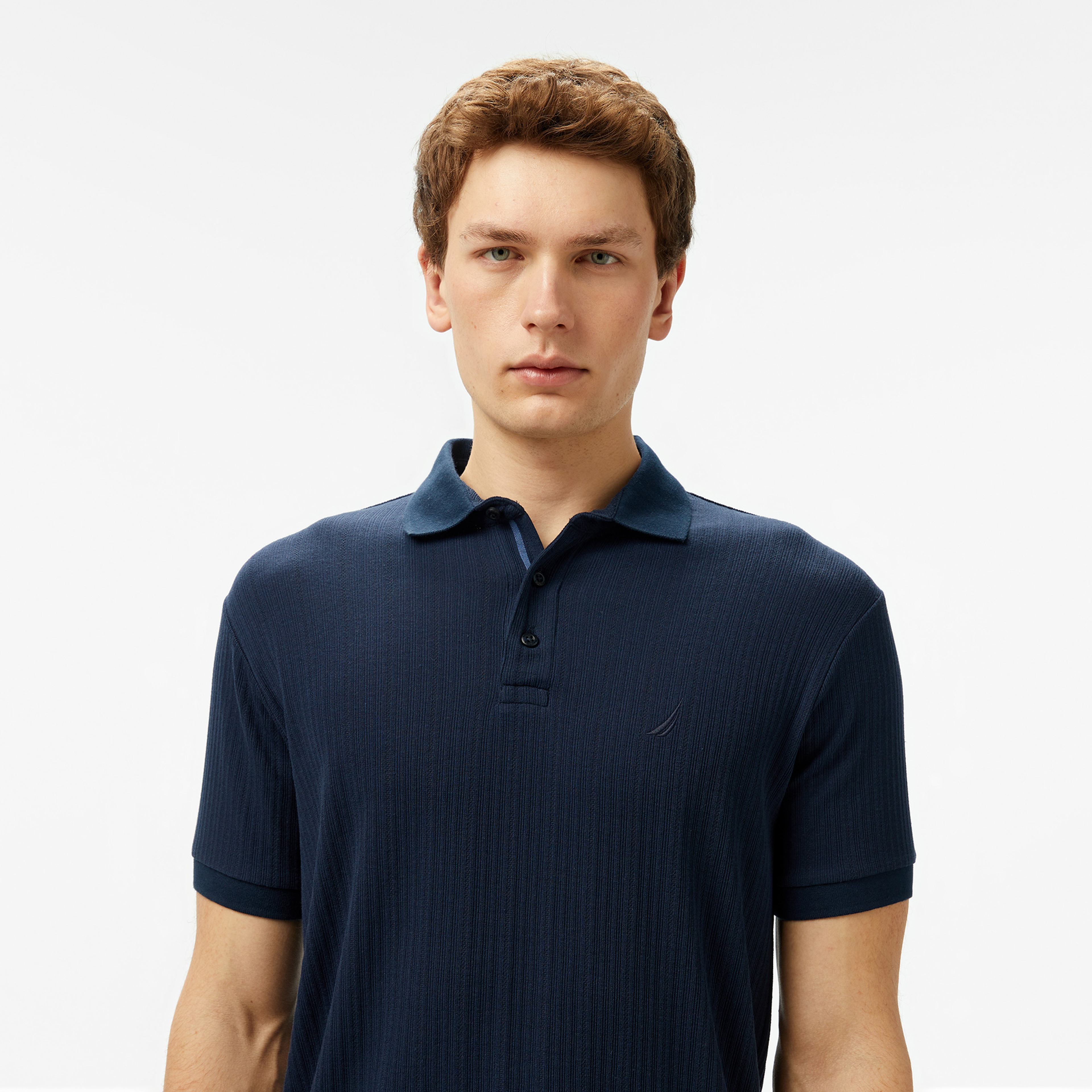 Nautica Erkek Lacivert Classic Fit Polo Yaka T-Shirt