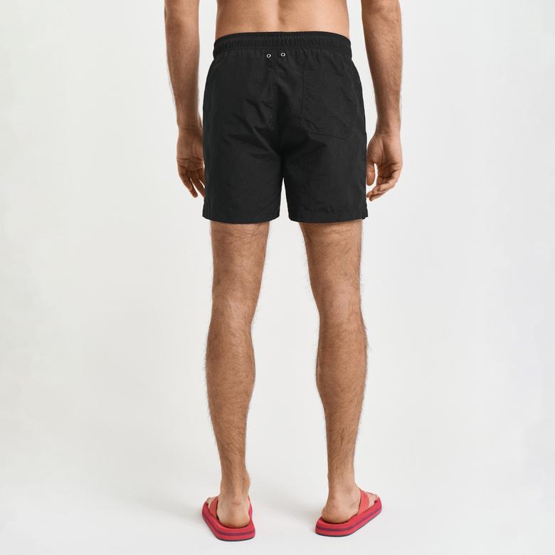 GANT Erkek Siyah Regular Fit Mayo Şort
