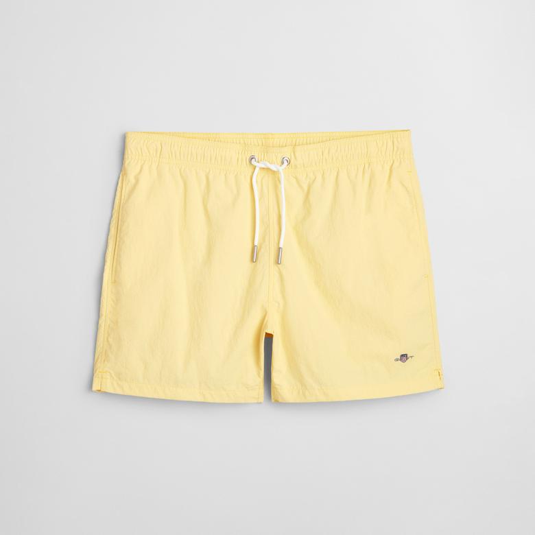 GANT Erkek Sarı Regular Fit Mayo Şort