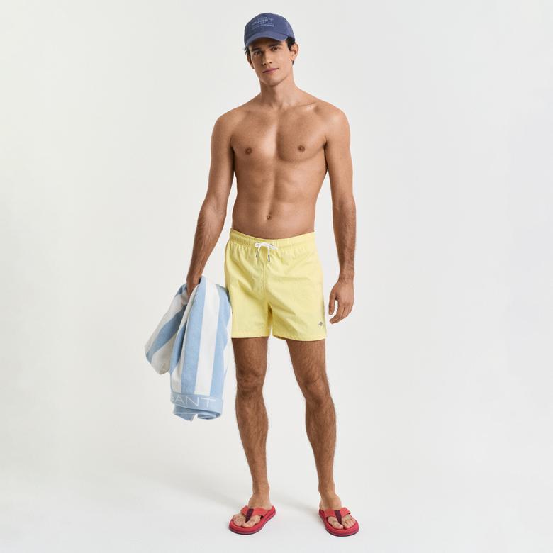 GANT Erkek Sarı Regular Fit Mayo Şort