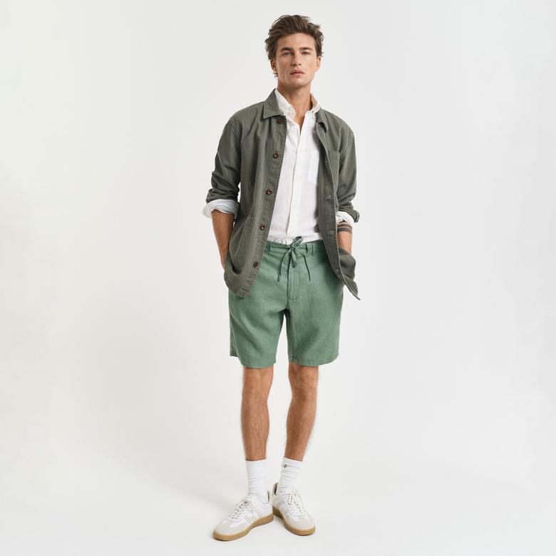GANT Erkek Yeşil Relaxed Fit Şort