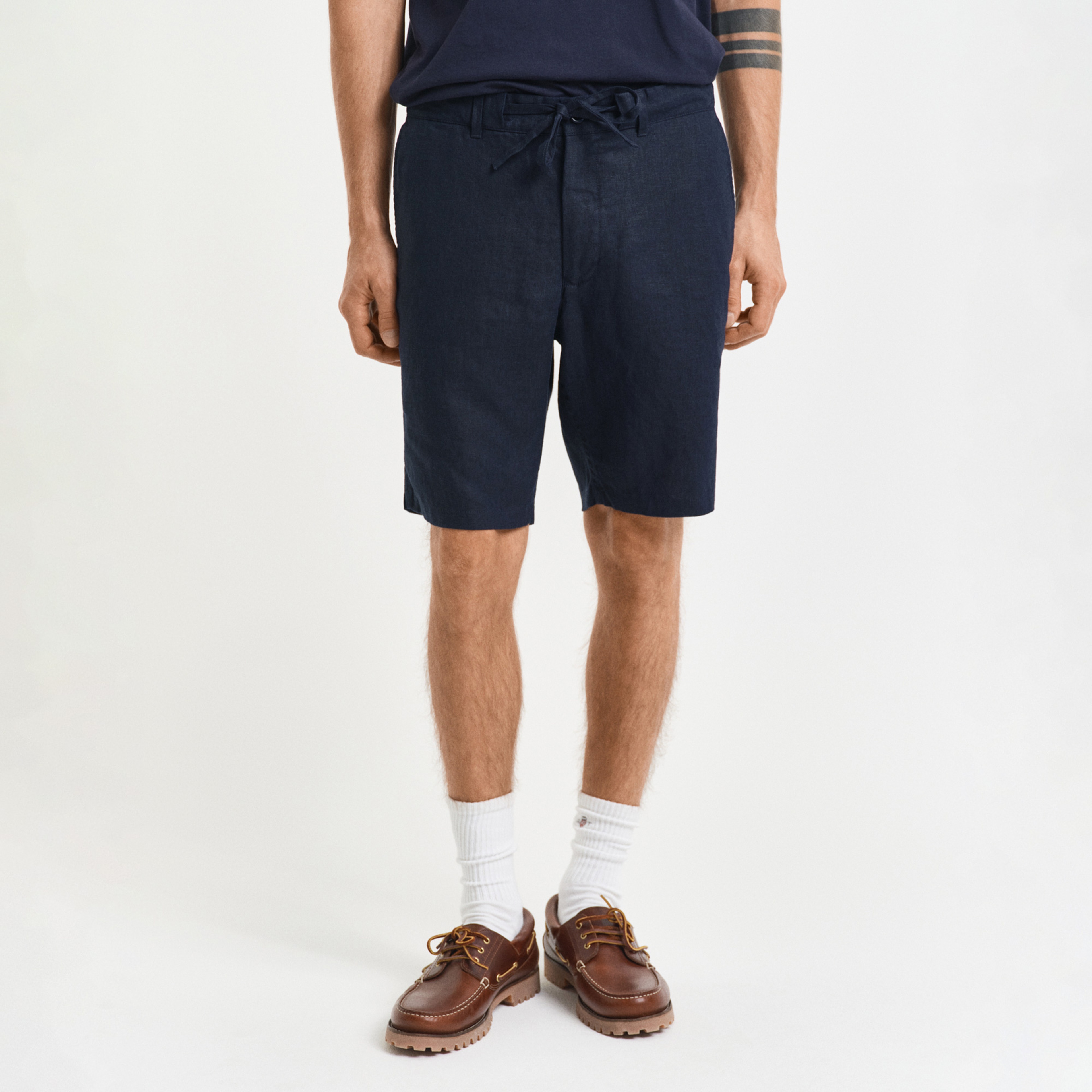 GANT Erkek Lacivert Relaxed Fit Şort