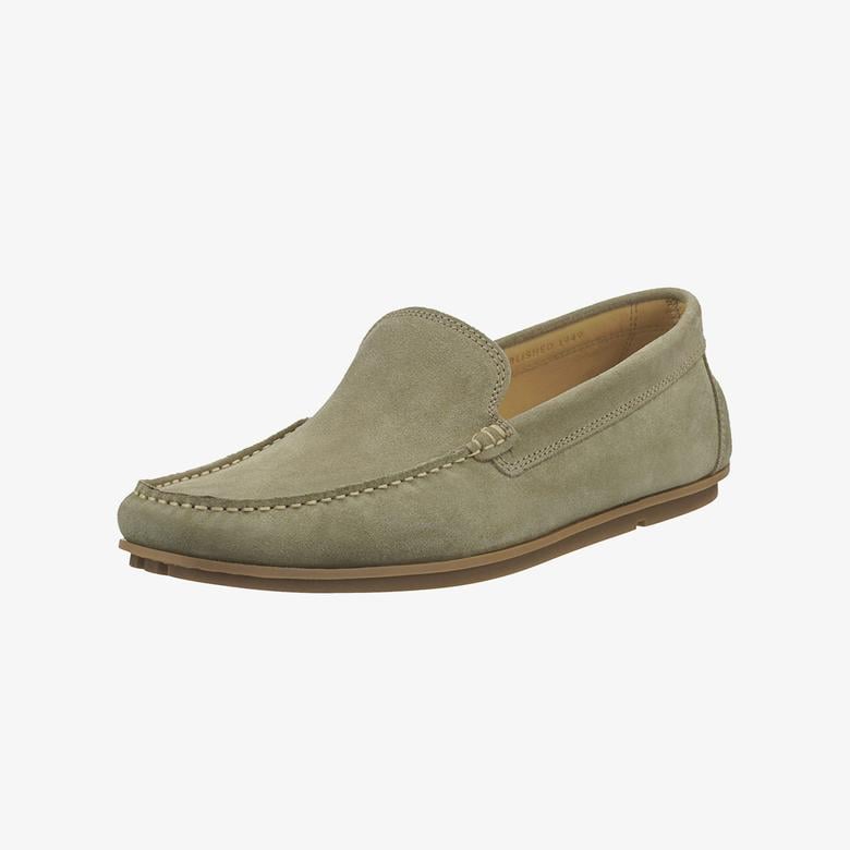 GANT Erkek Yeşil Süet Loafer