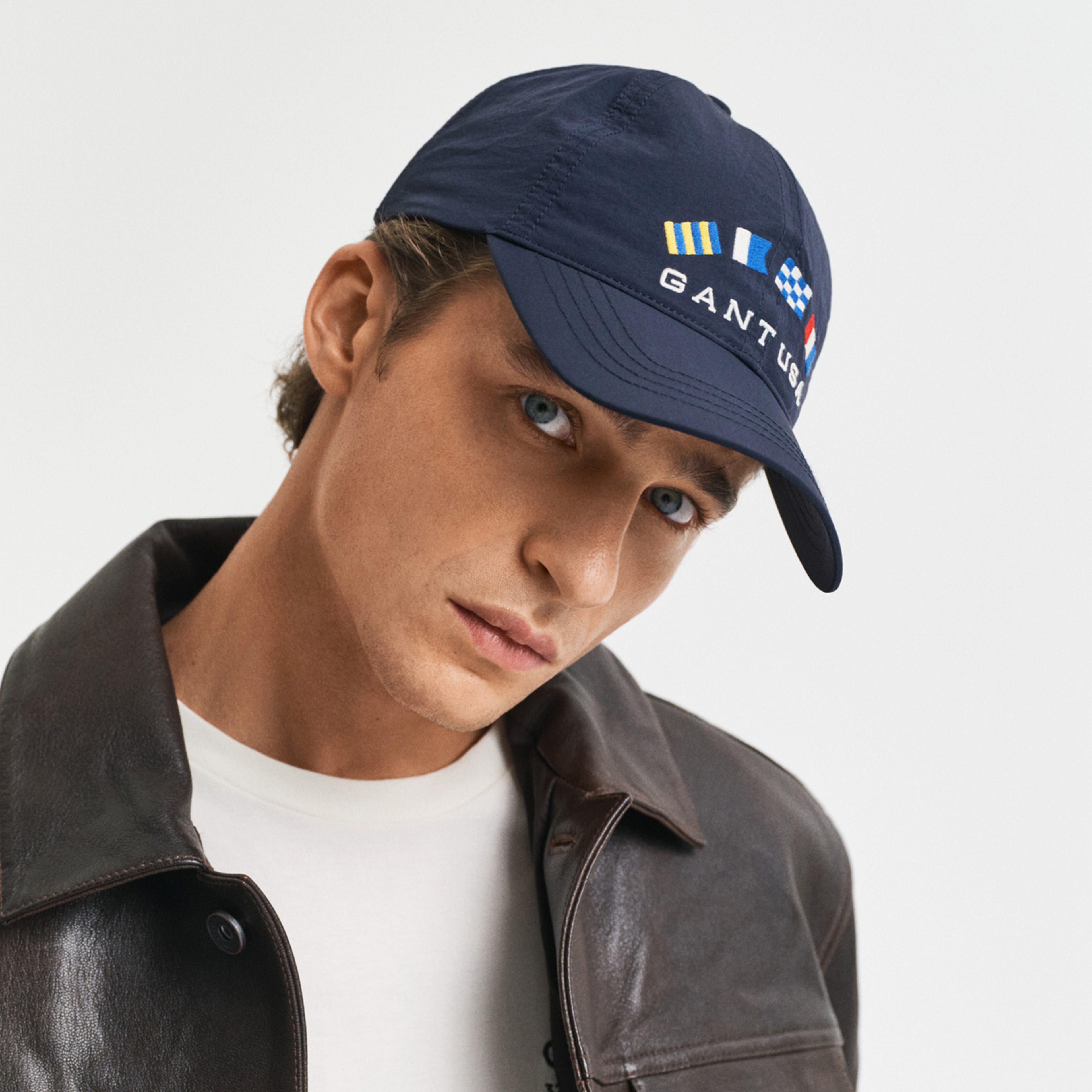 GANT Unisex Lacivert Logolu Şapka