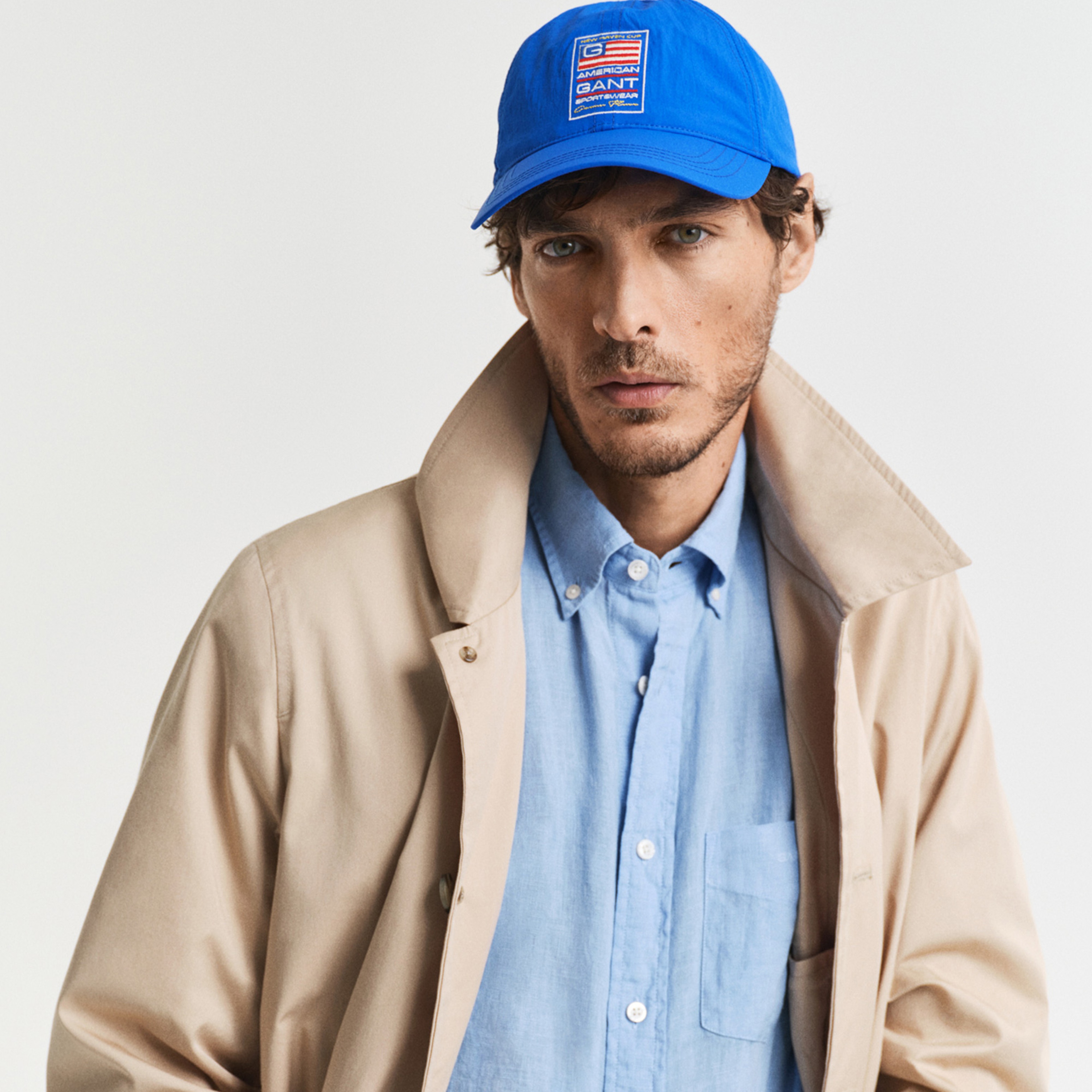 GANT Unisex Lacivert Logolu Şapka