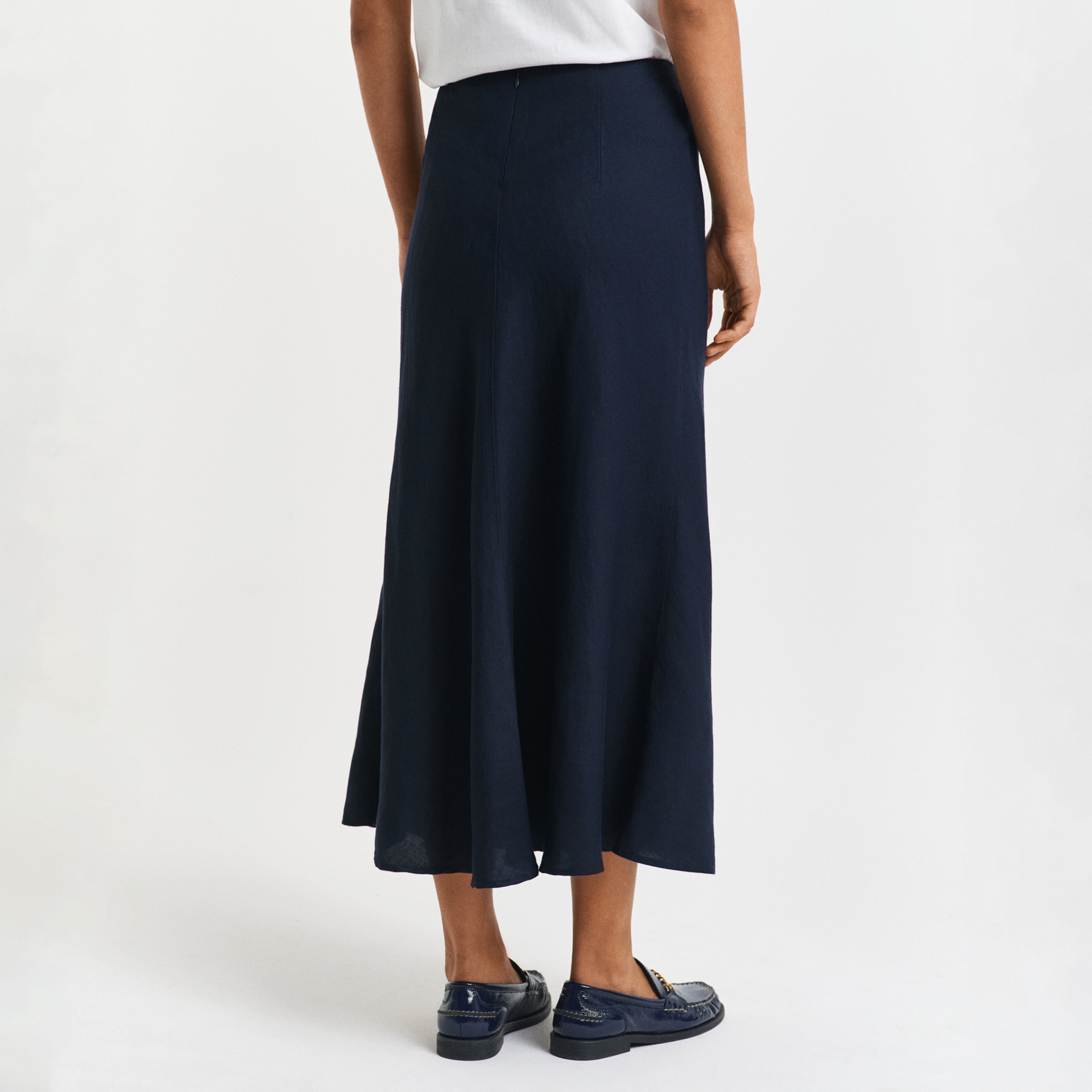 GANT Kadın Lacivert Regular Fit Etek