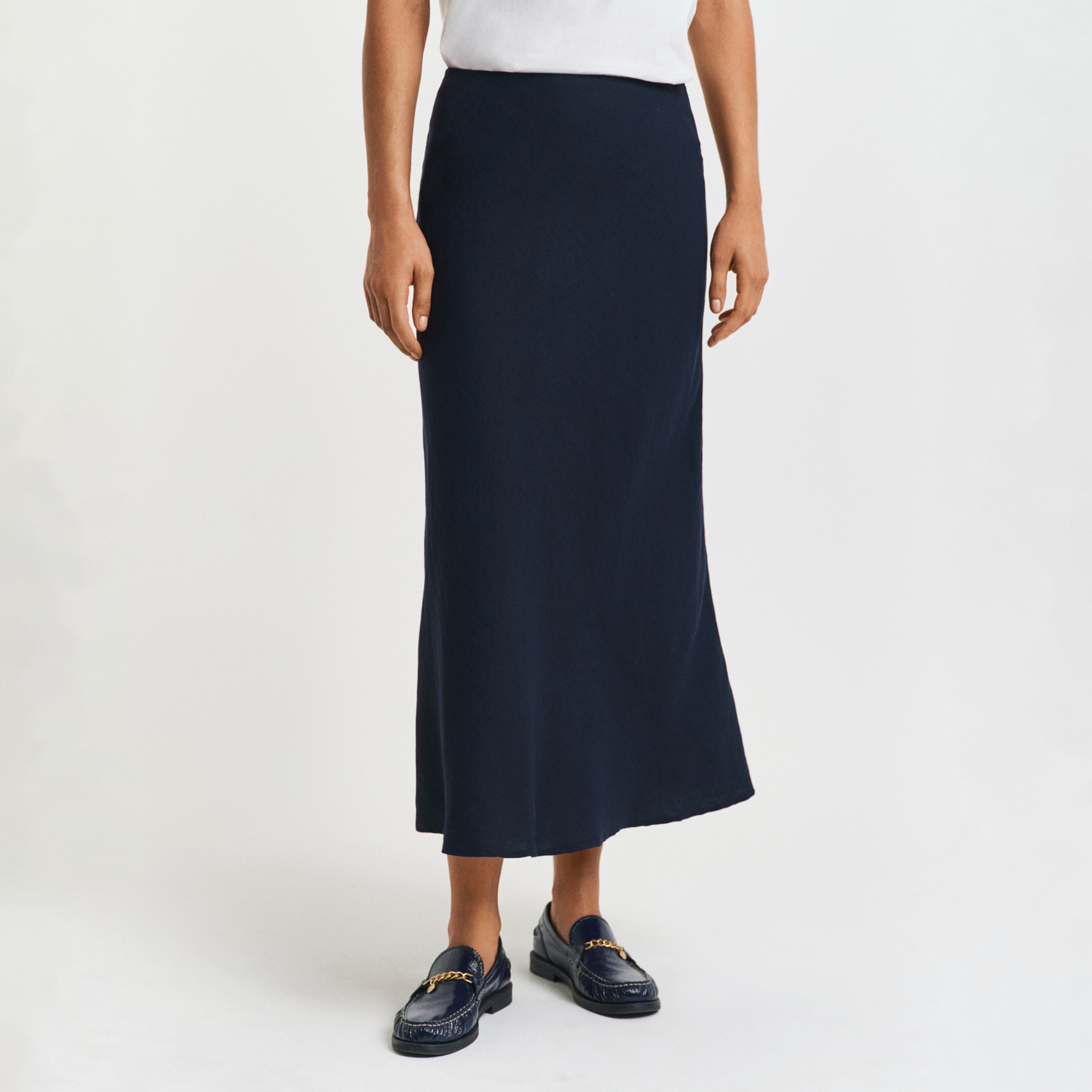 GANT Kadın Lacivert Regular Fit Etek