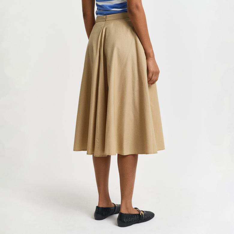 Gant Kadın Bej Loose Fit Etek