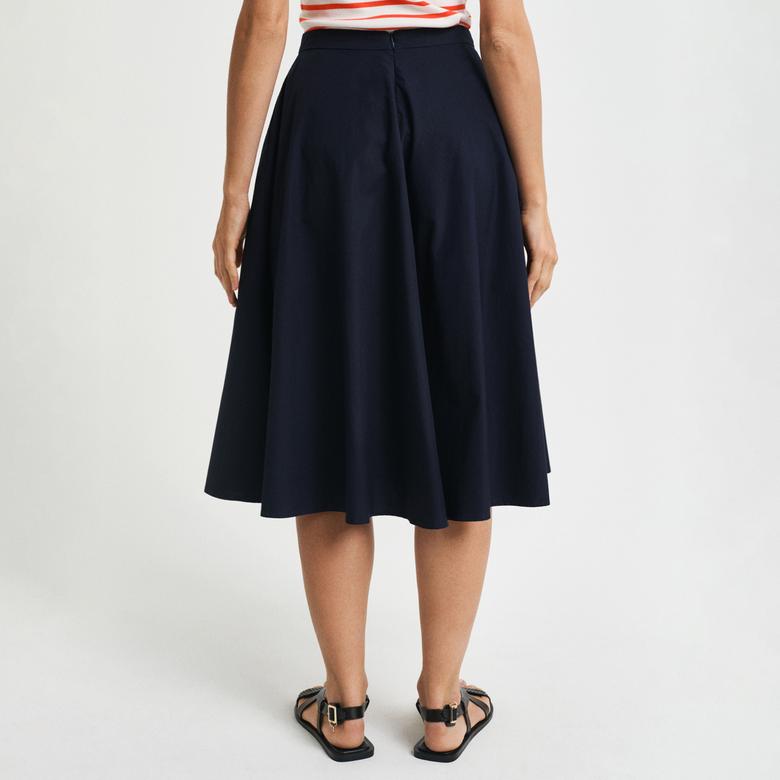 GANT Kadın Lacivert Loose Fit Etek