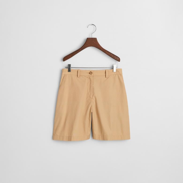 GANT Kadın Bej Relaxed Fit Şort