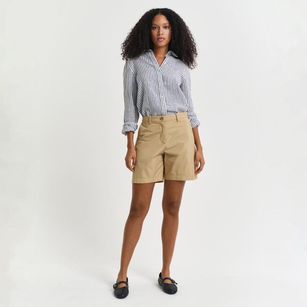 GANT Kadın Bej Relaxed Fit Şort