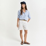 GANT Kadın Beyaz Regular Fit Şort